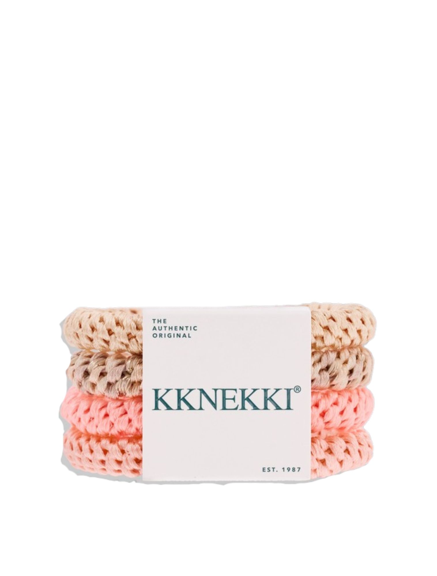 Kknekki - Kknekki 4-pack 3163 Peach Beige Combi - Dames - Hairwear - Meisjes - Hairwear - 50752_45_1
