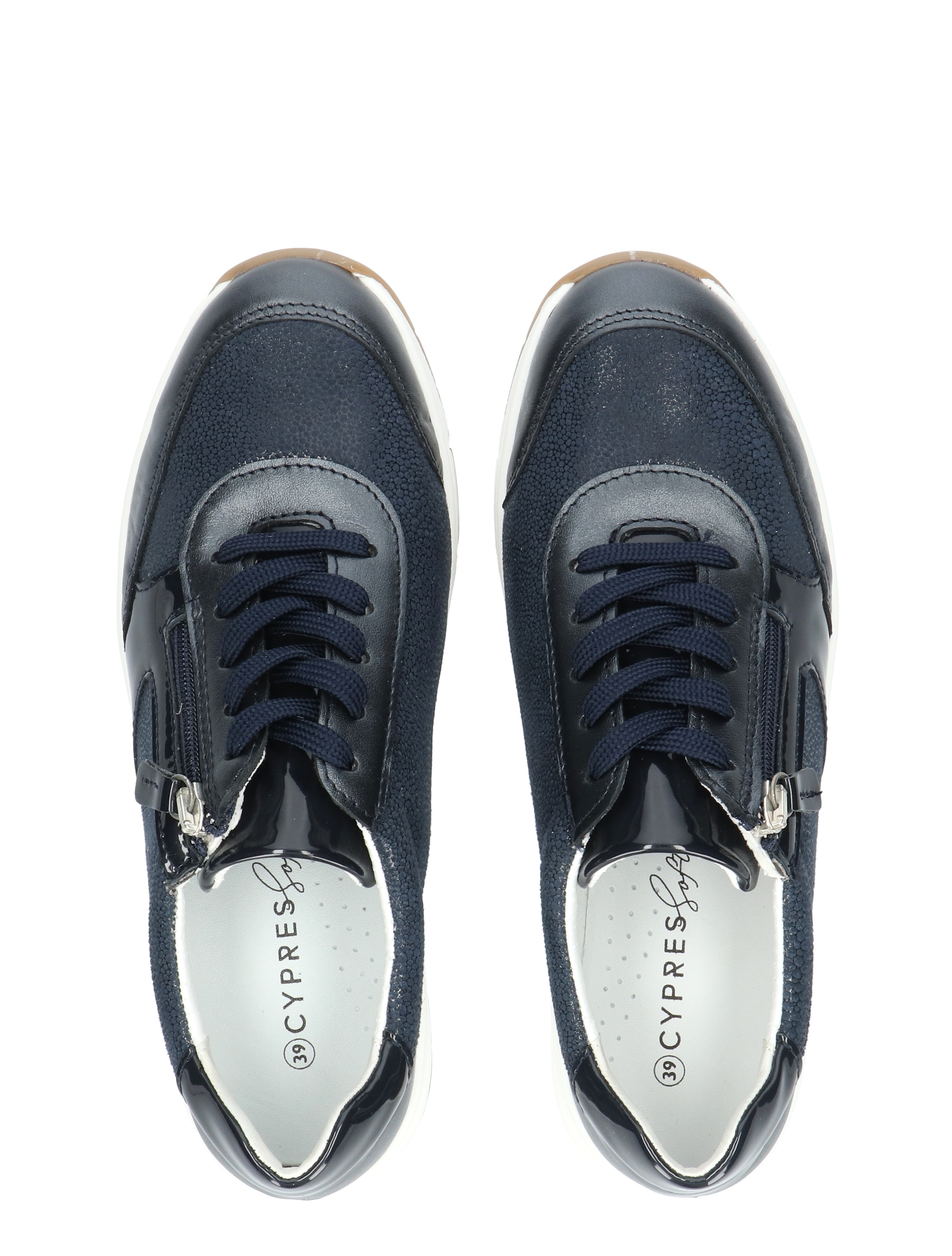 Cypres Soft - Zephyrin 2615576 Blue Metal 1222 - Dames - Veterschoenen - Casual Veterschoenen - 50845_33_7