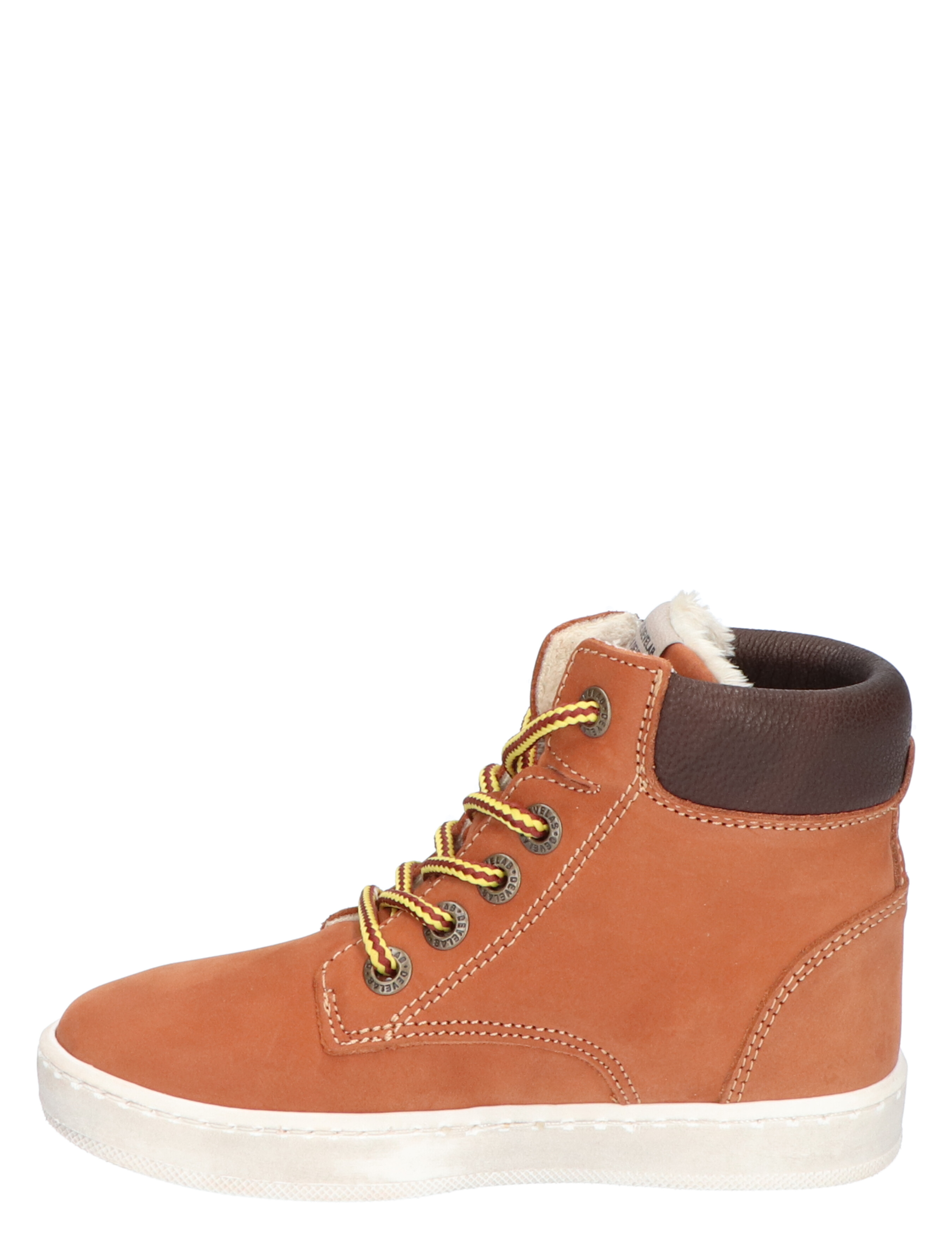 Develab - 41855 754 Cognac Nubuck - Meisjes - Jongens - Veter Boots - Boots - Boots - Veter Boots - 30486_22_2