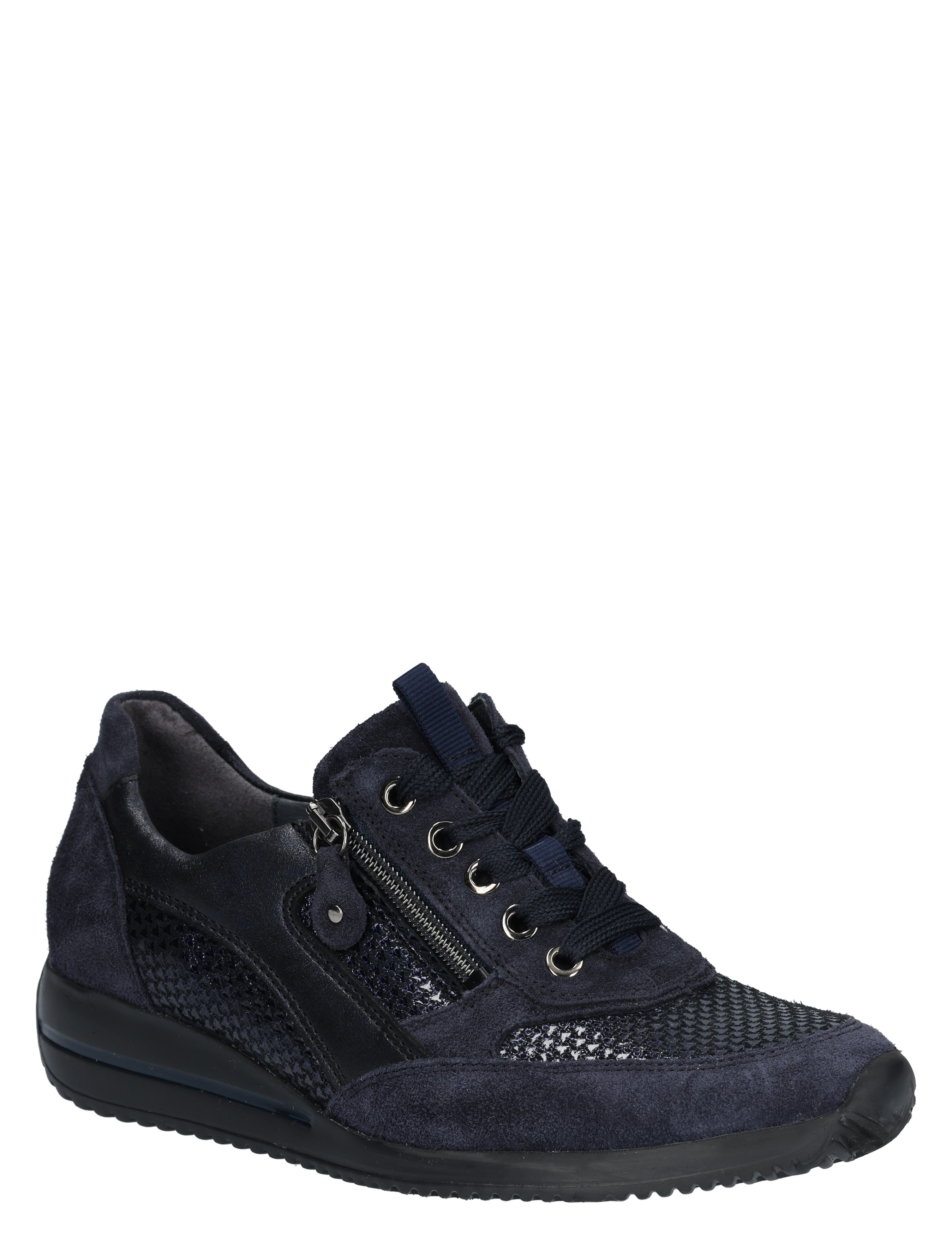 Waldlaufer - 980008 Blue H-Wijdte - Dames - Veterschoenen - Casual Veterschoenen - 48866_33_3