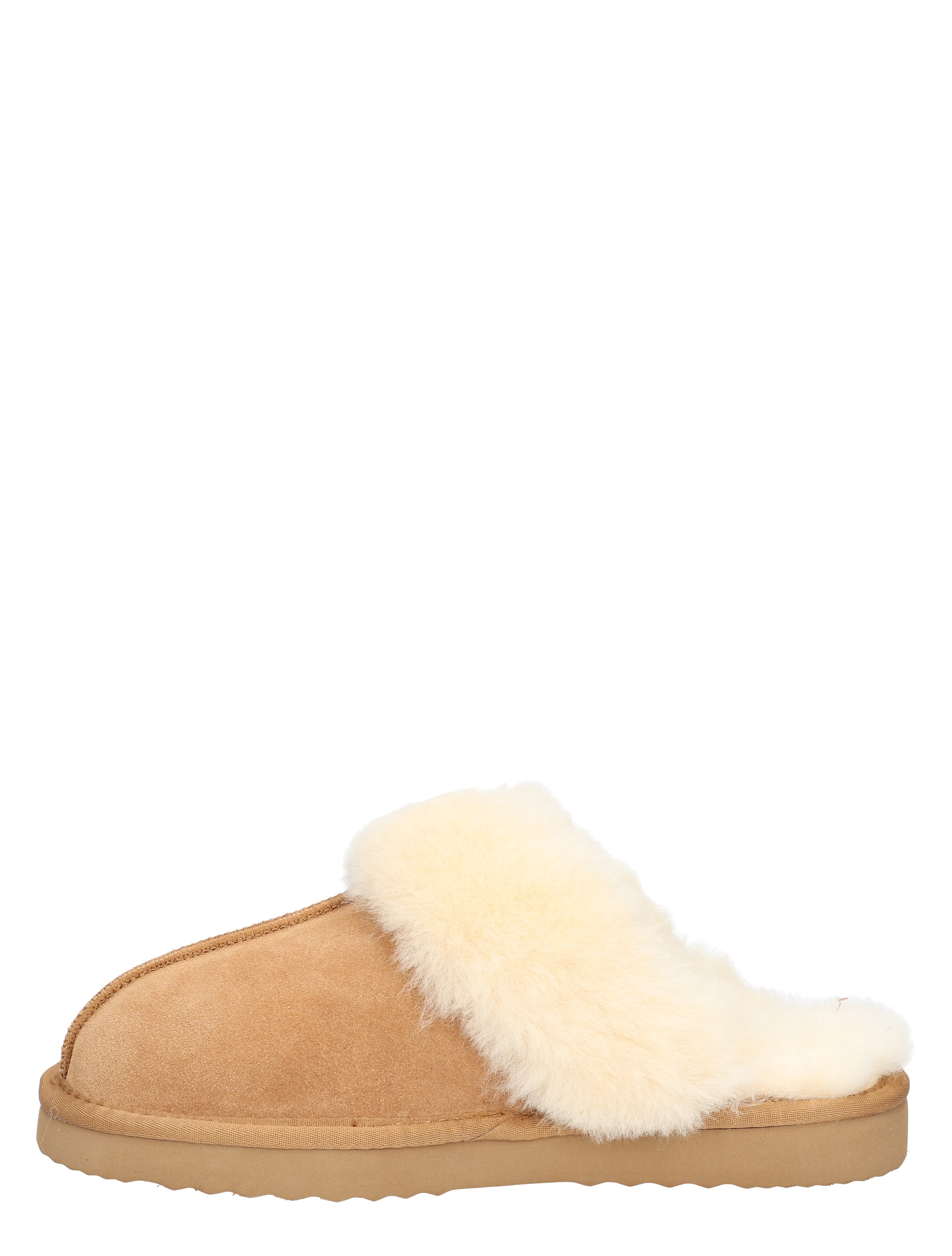 Cypres - Caiya 2545223 Camel Cow Suede - Dames - Pantoffels - 49479_22_2