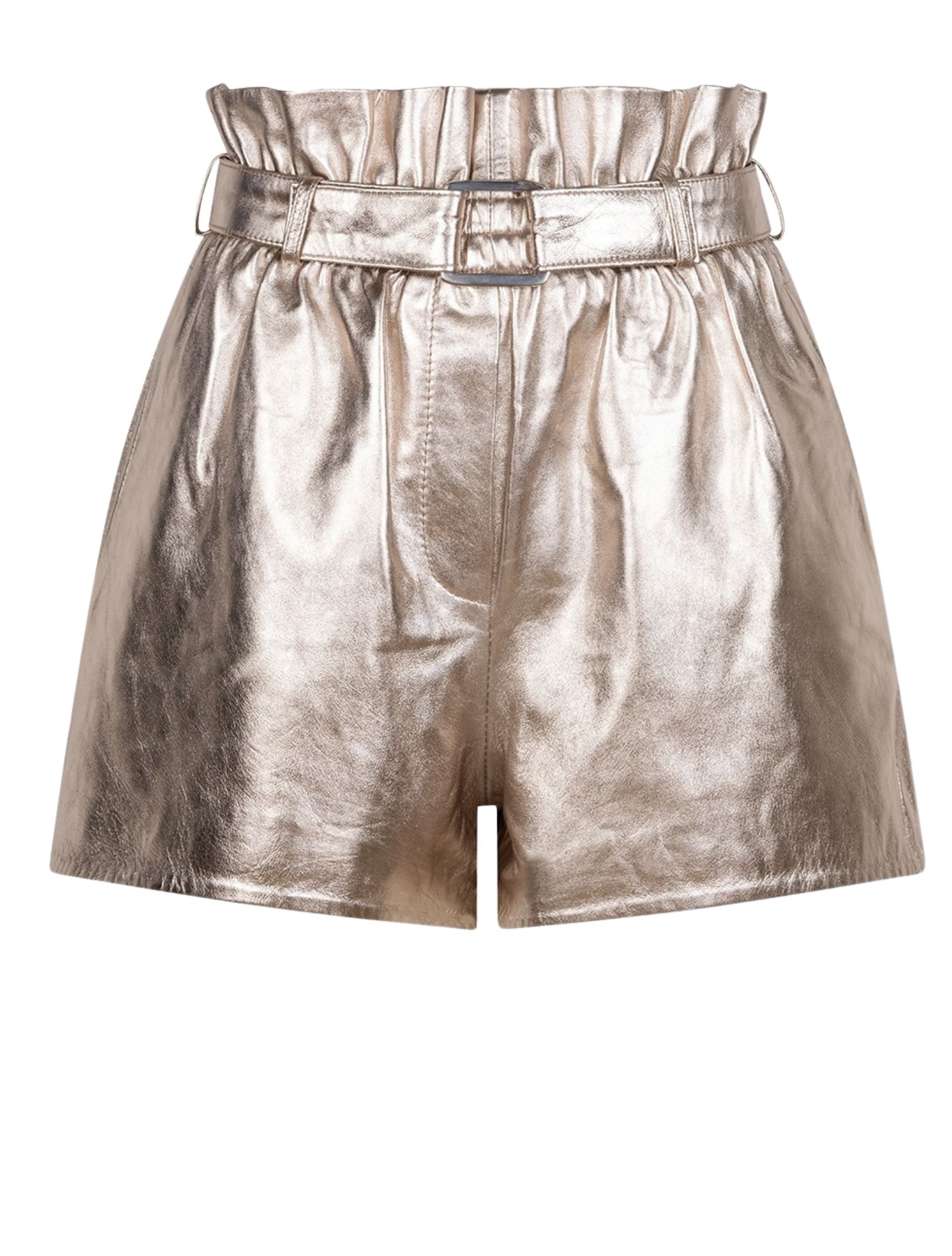 Ibana - Semmi Metallic 302540015 Champagne - Dames - Broeken en Shorts - 48003_54_1