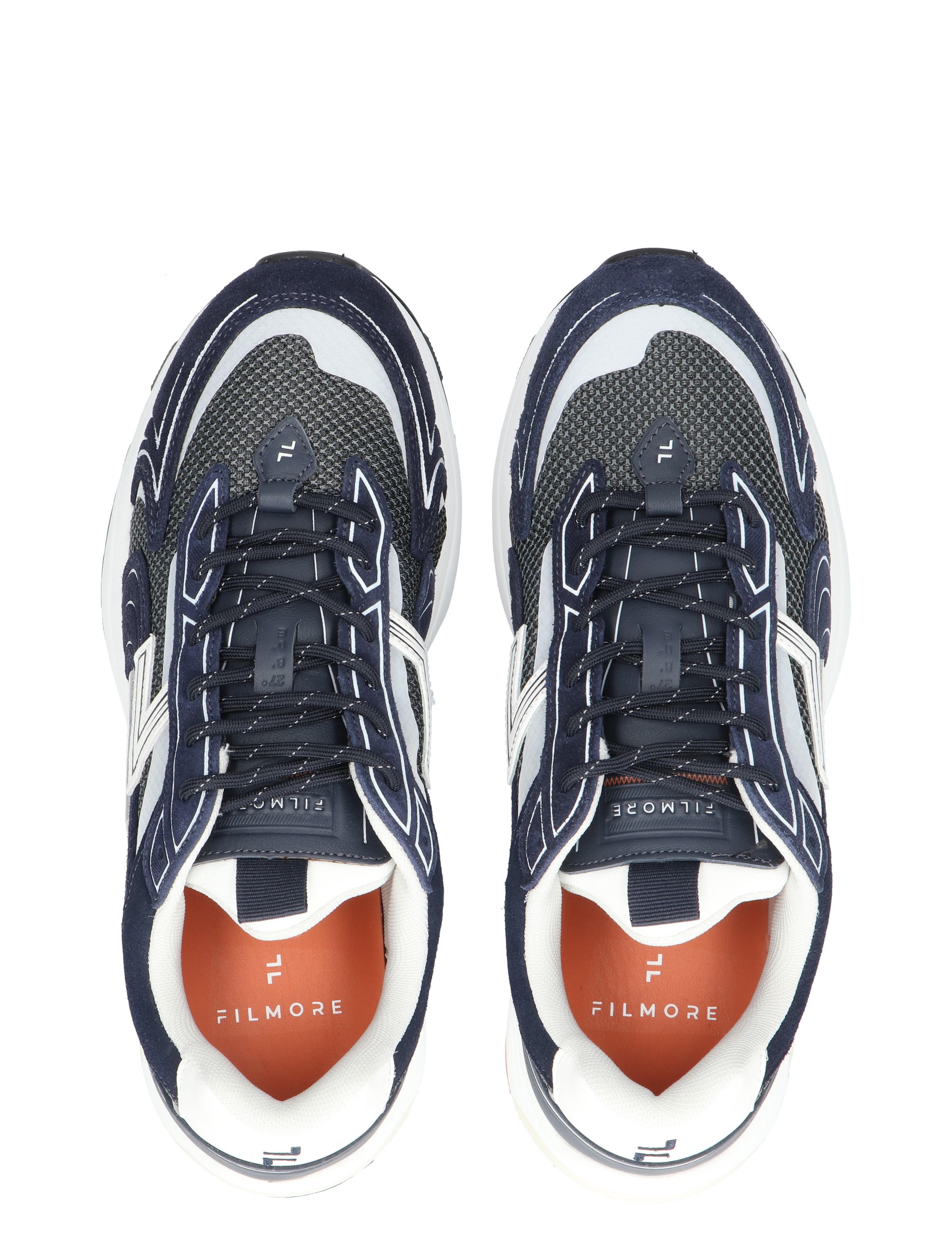 Filmore - Yali S00 Midnight Blue - Heren - Lage Sneakers - Sneakers - 48857_33_7