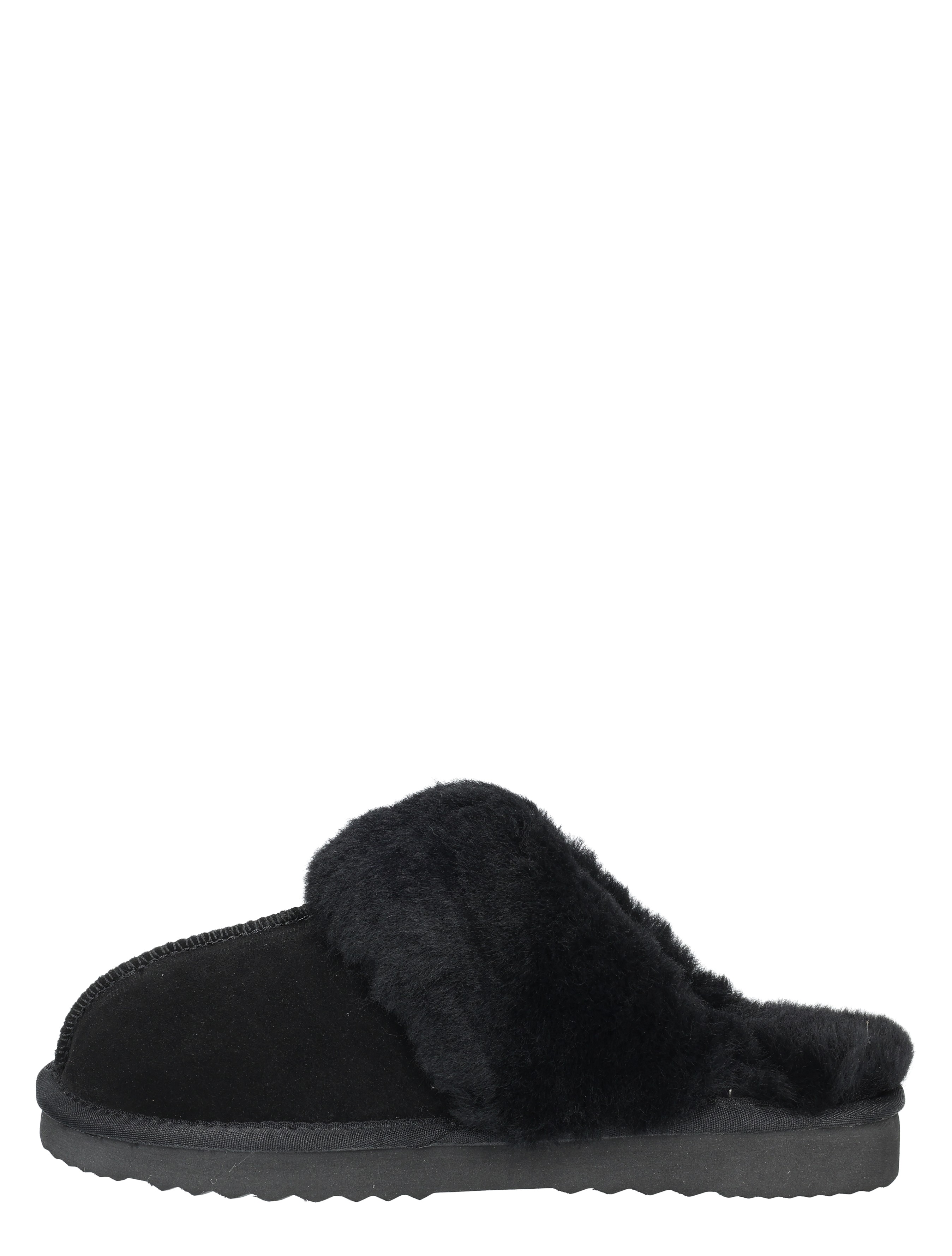 Cypres - Caiya 2545226 Black Cow Suede - Dames - Pantoffels - 49479_11_2