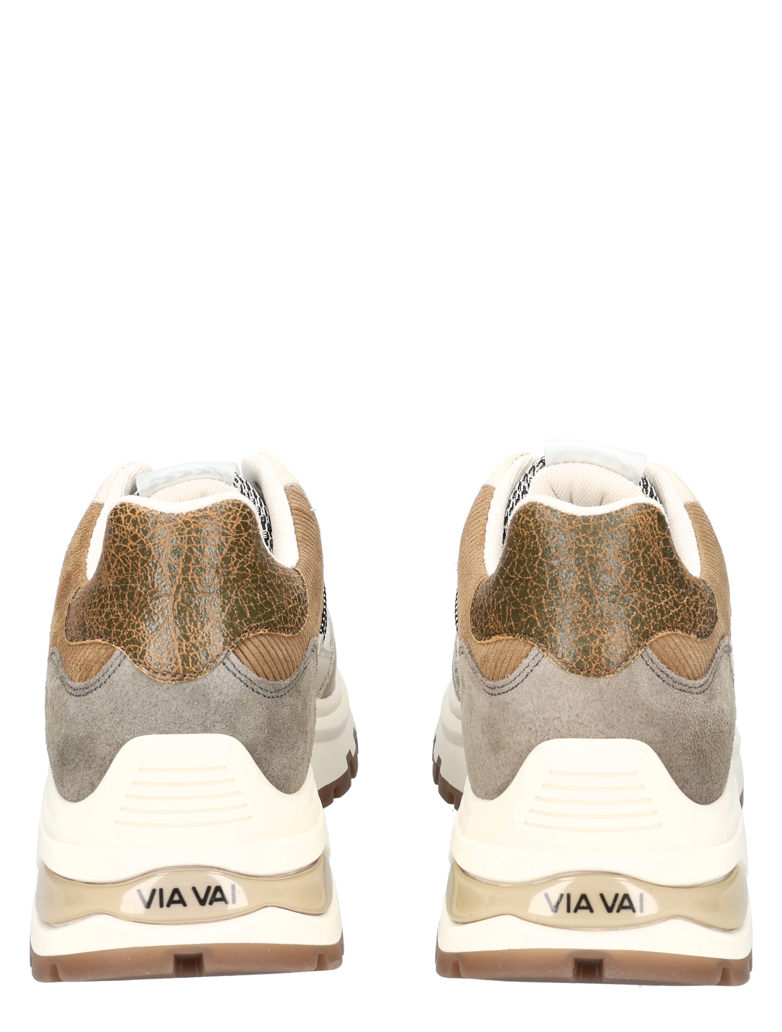sneakers, achterkant, suede, leer, kleurblok