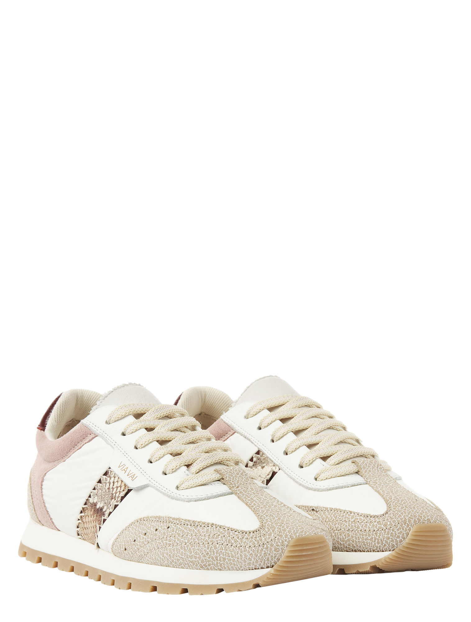 VIA VAI - 62399 Scott Sara 02-308 Cobra Cognac - Sneakers - Dames - Lage Sneakers - 51367_87_2