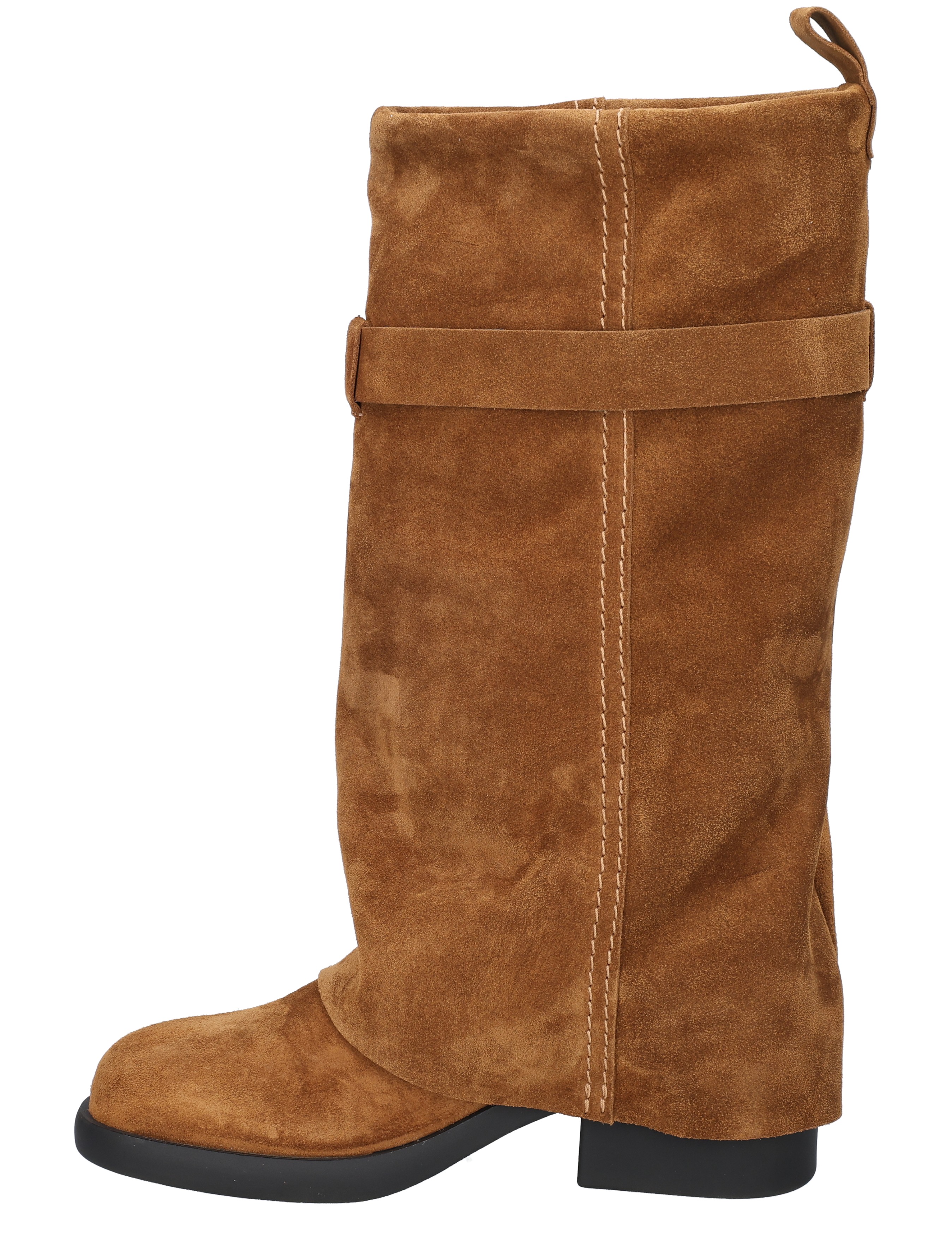 Nubikk - Lizzy Luna 21100100 24S Cognac Suede - Boots - Dames - Lange Laarzen - 52440_02_2