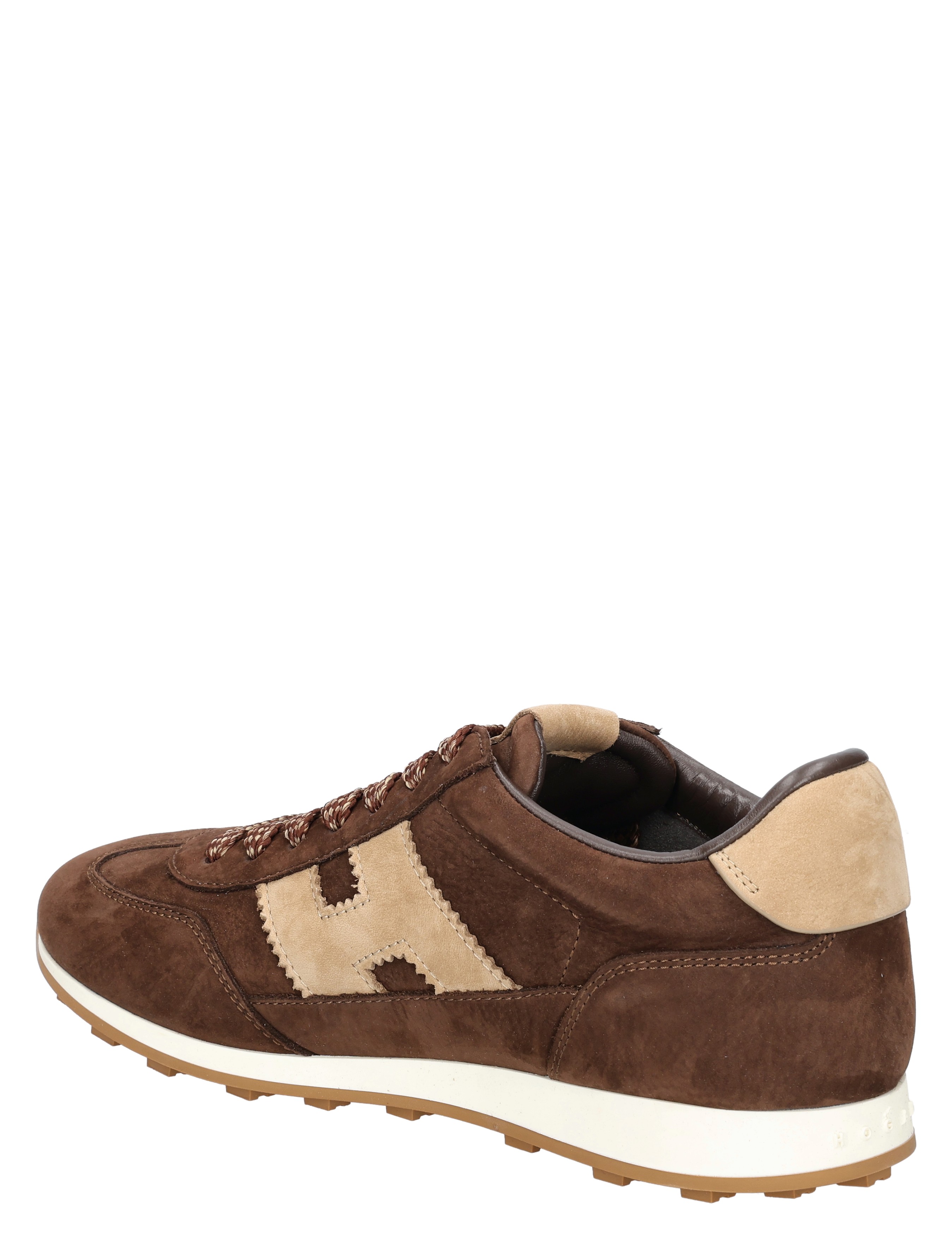 heren sneaker, laarzen sneaker, suede, bruin, lichte zool