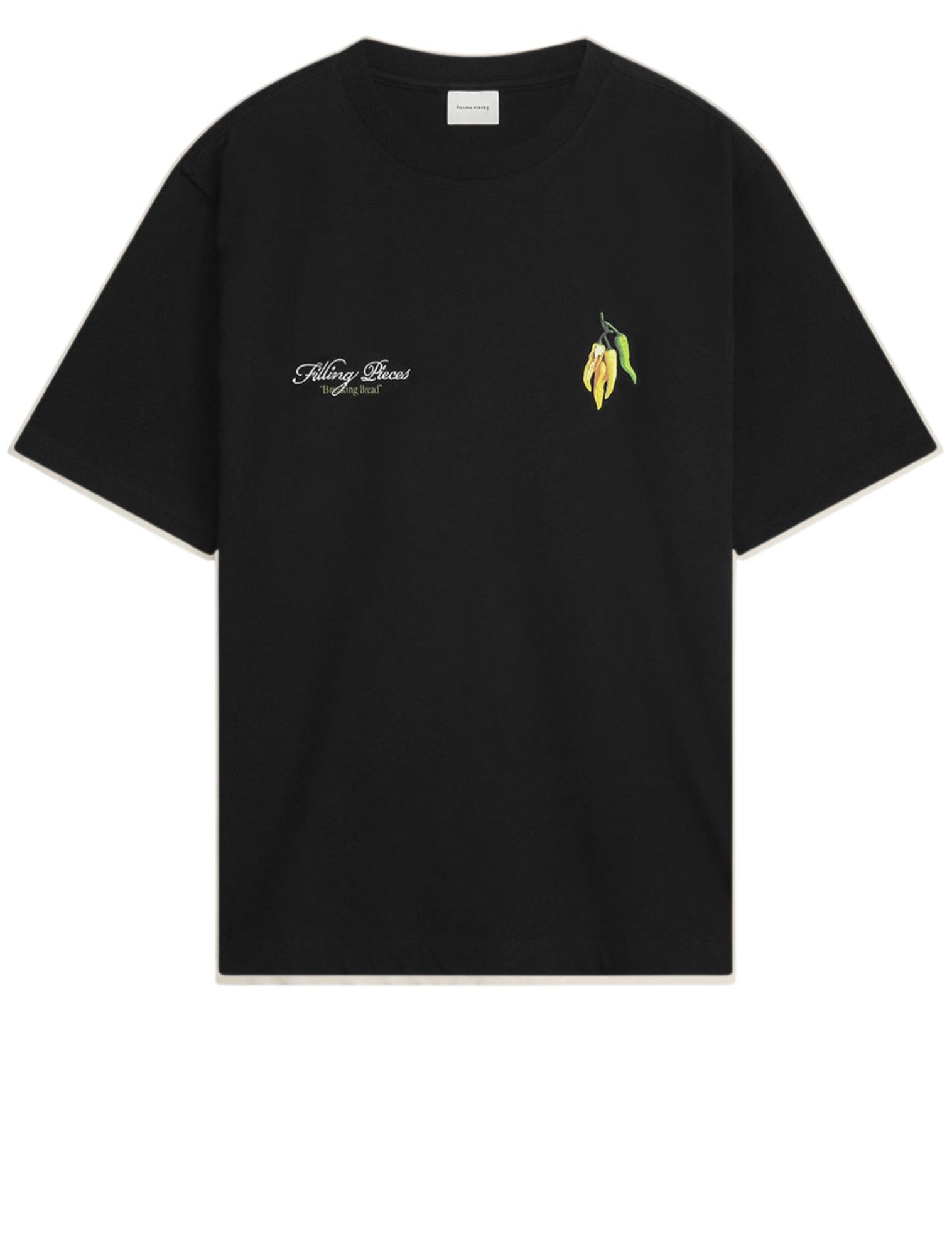 Filling Pieces - Pepper 287 Black - Heren - T-Shirts & Polos - 49888_11_1