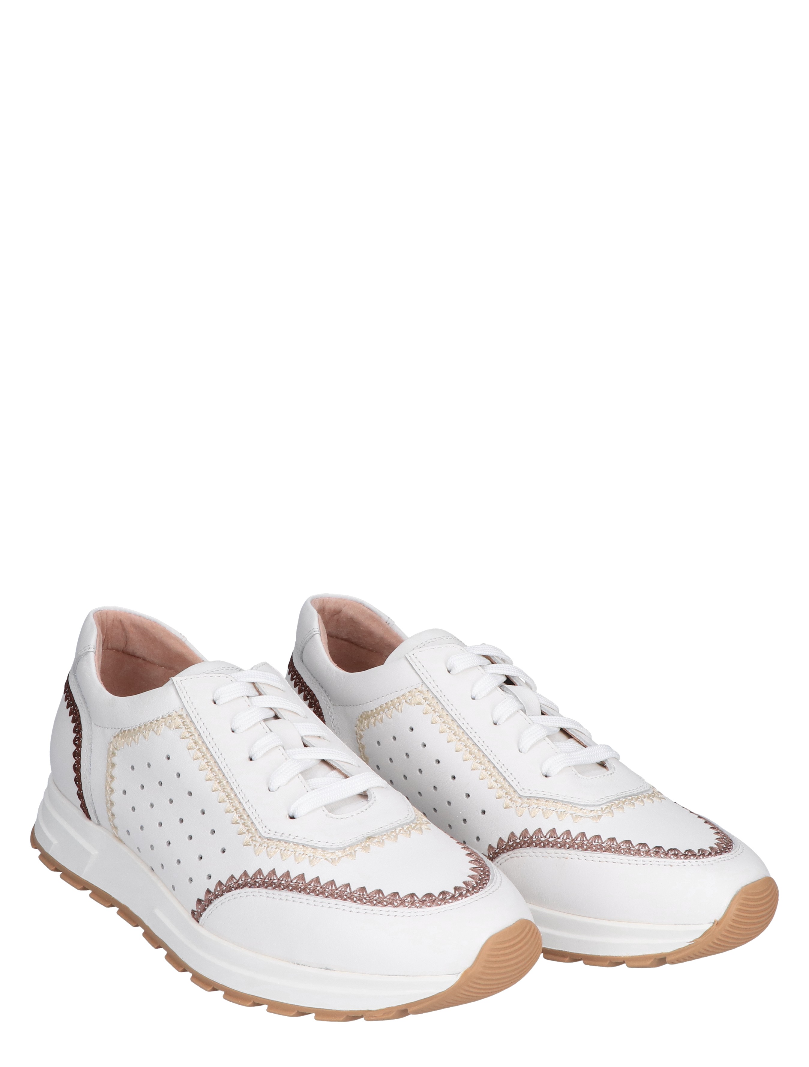 Winfreda White Brown Combi