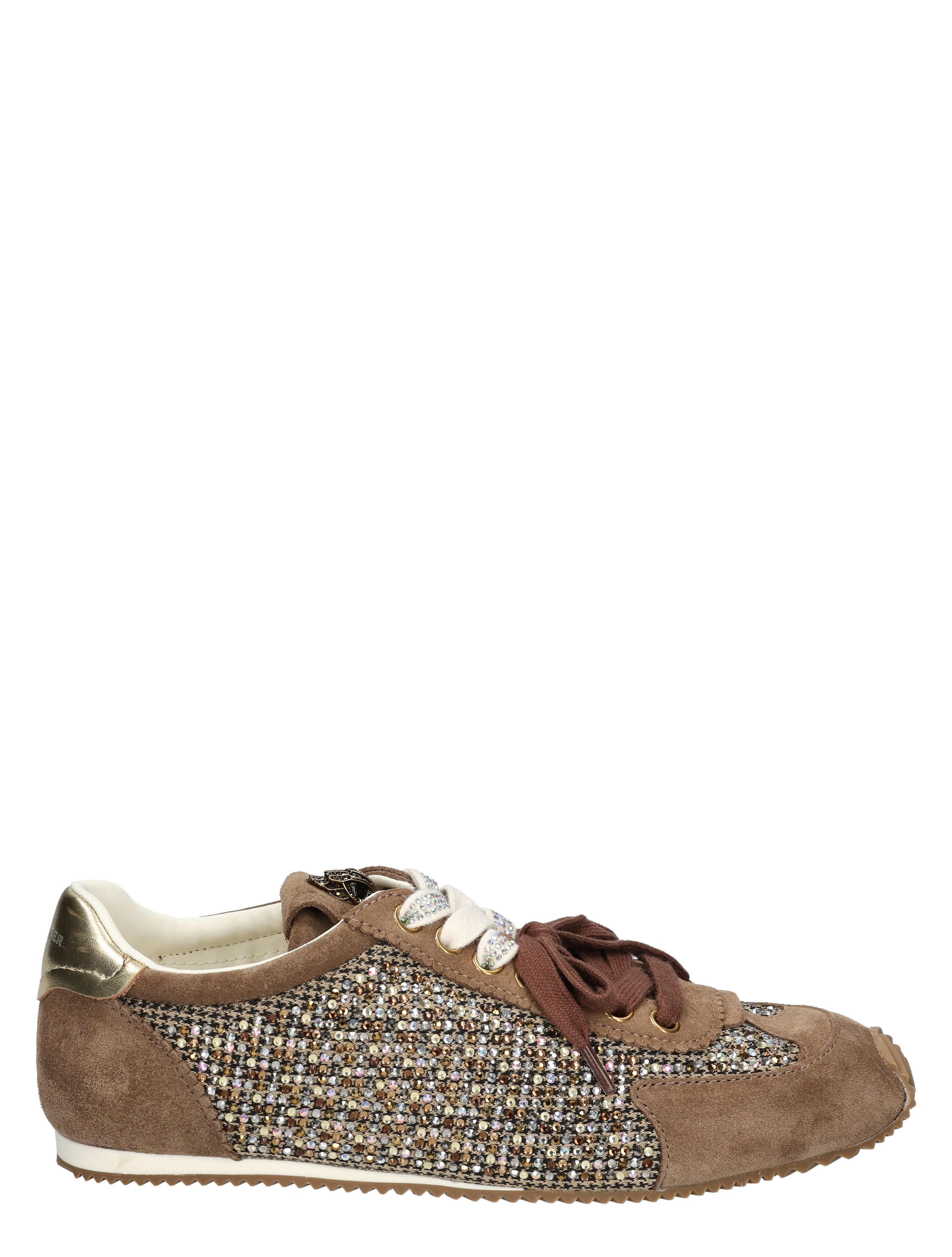 Kurt Geiger - Islington Sneaker 43 Beige Combi - Dames - Sneakers - Lage Sneakers - 49592_22_1