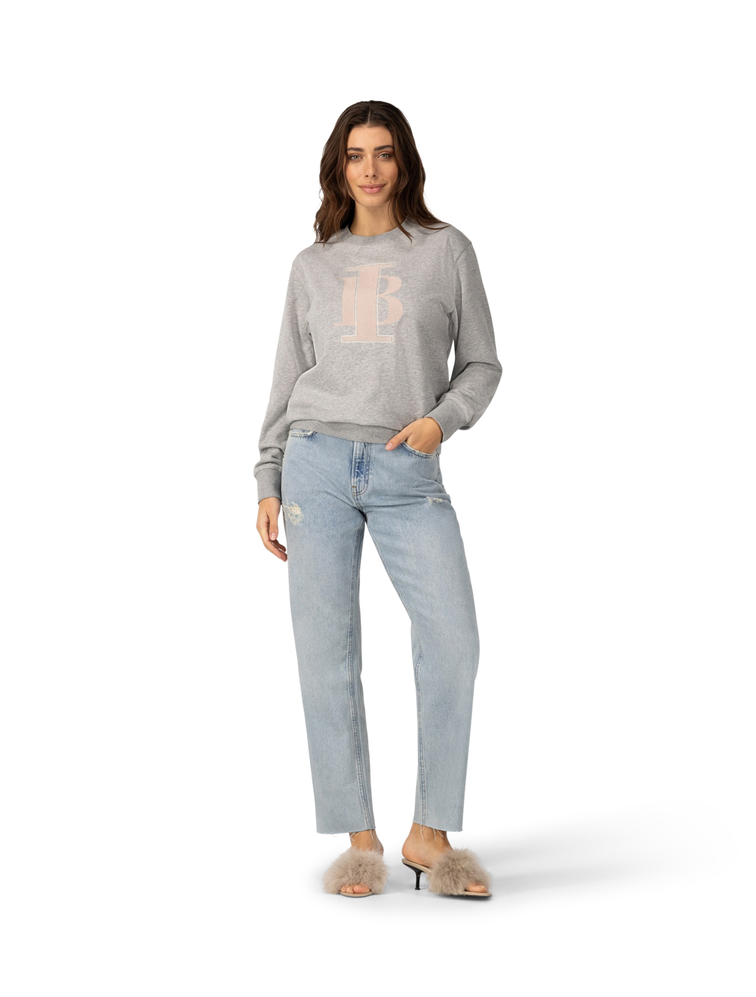 Ibana - Swaye 302530066 Grey - Dames - Truien en Sweaters - 47304_99_5