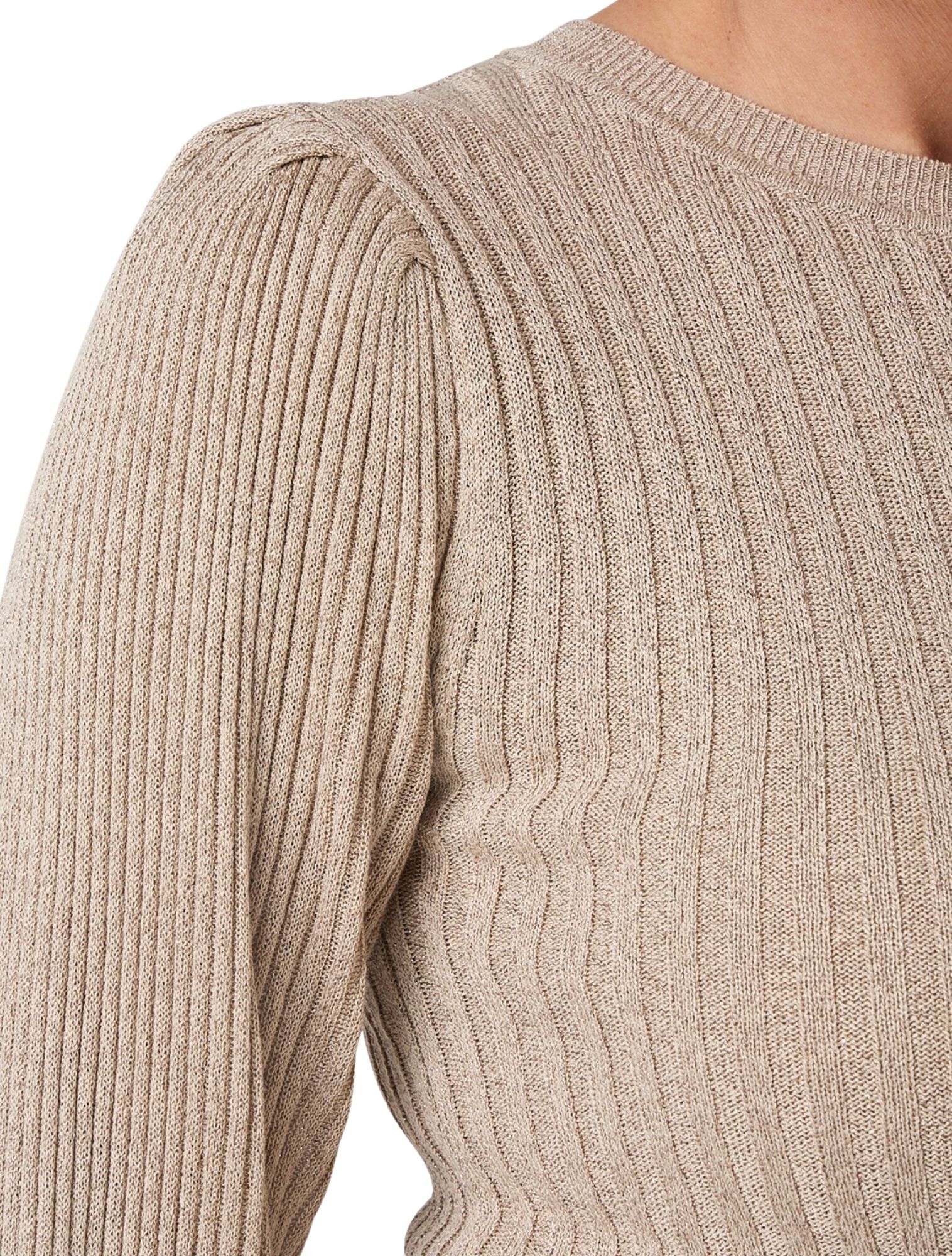 Ibana - Totie Taupe - Dames - Truien en Sweaters - 48297_77_4