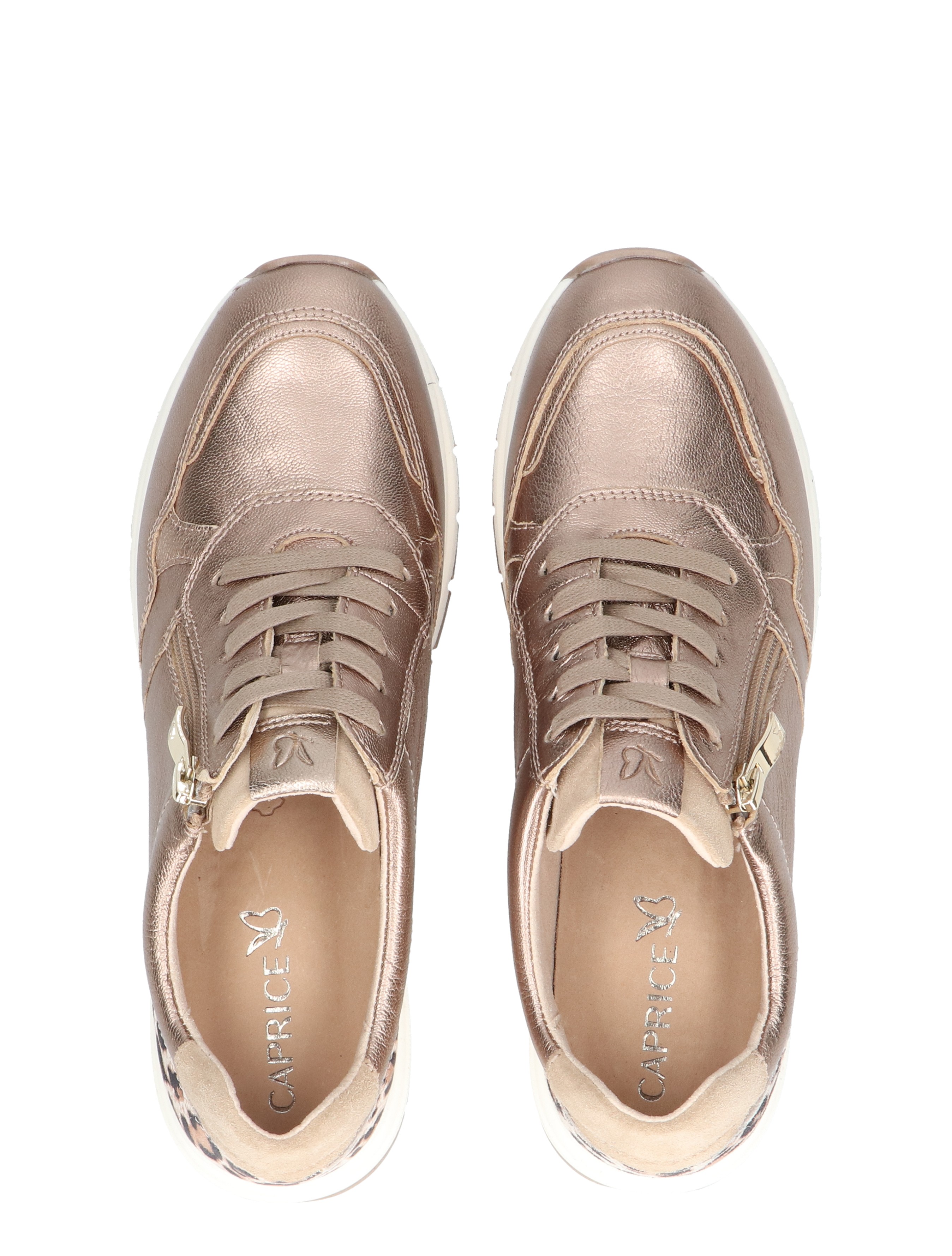 Caprice - 23751 366 Taupe Combi G-Wijdte - Dames - Veterschoenen - Casual Veterschoenen - 48843_53_7