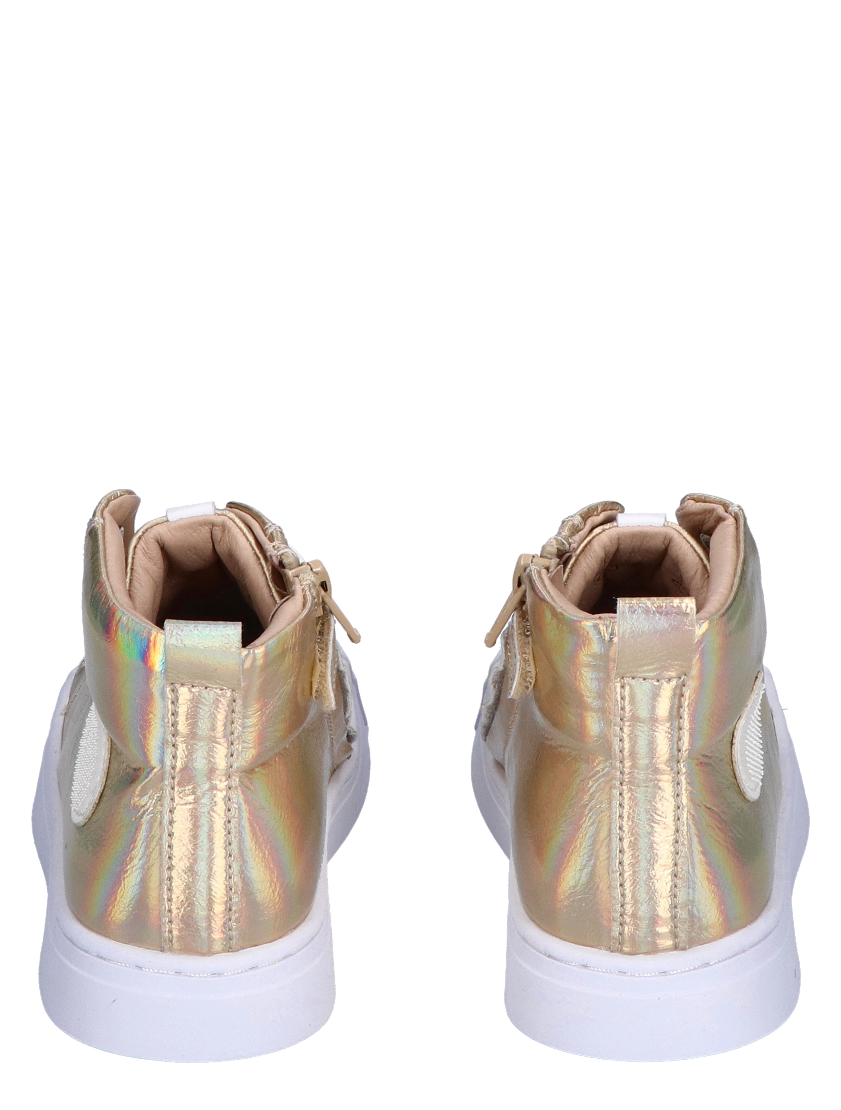 Shoesme - SH24S007 Shiny Gold - Meisjes - Hoge Sneakers - Sneakers - 44397_53_6