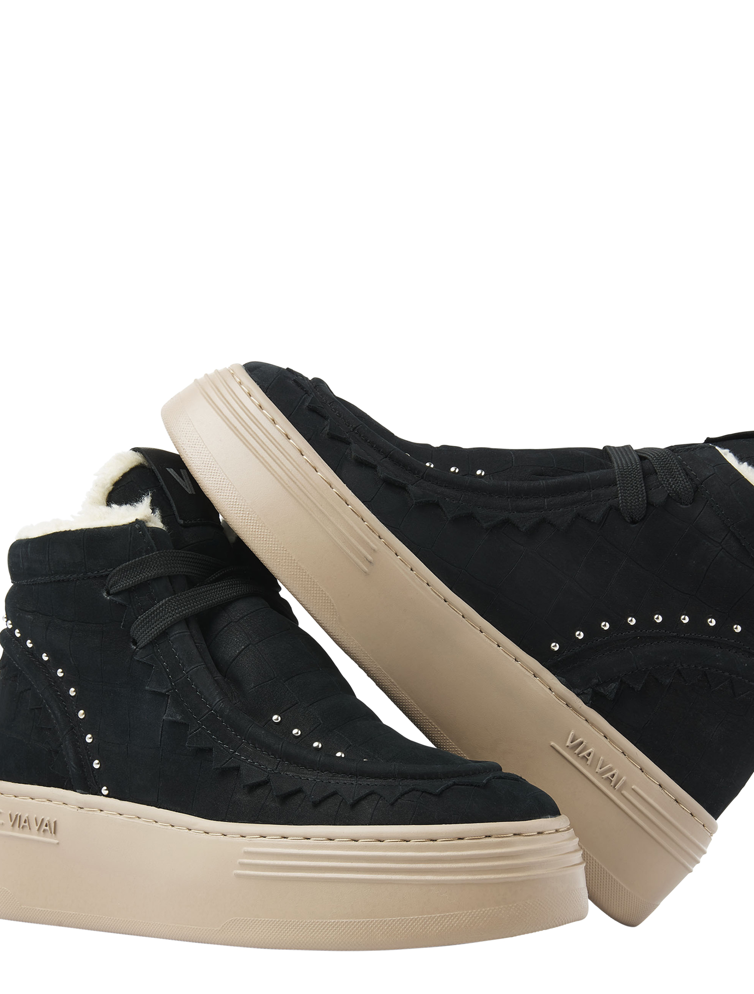 VIA VAI - Isa Callum 62337 02-900 Black - Sneakers - Dames - Lage Sneakers - 50076_11_5