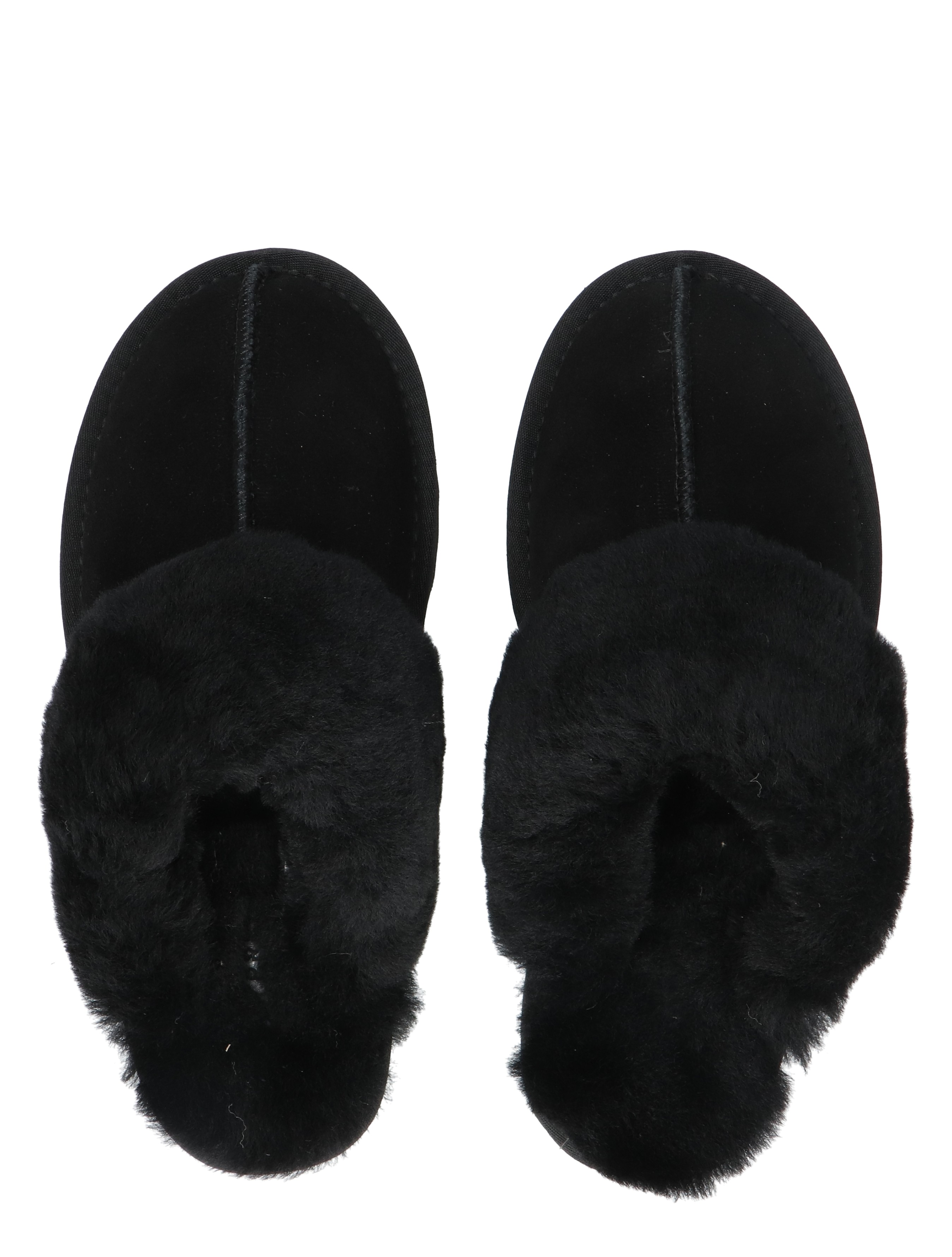 Cypres - Caiya 2545226 Black Cow Suede - Dames - Pantoffels - 49479_11_6