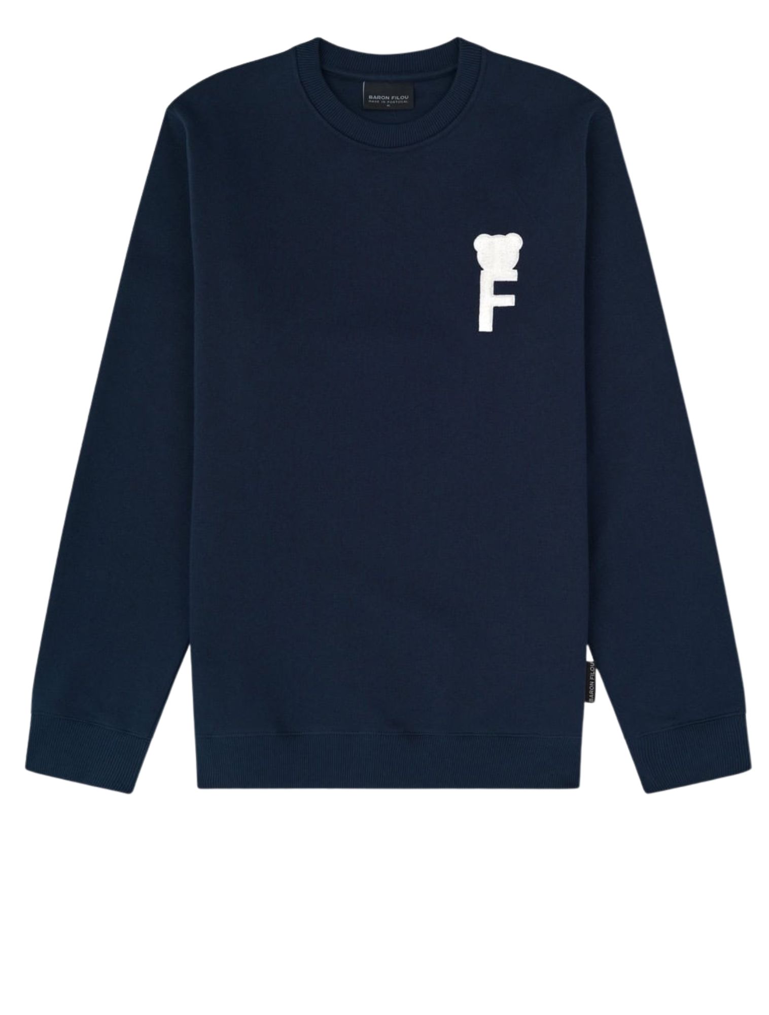 Baron Filou - Chenille F Chenille F Navy Blue - Heren - Truien & Sweaters - 49089_33_1