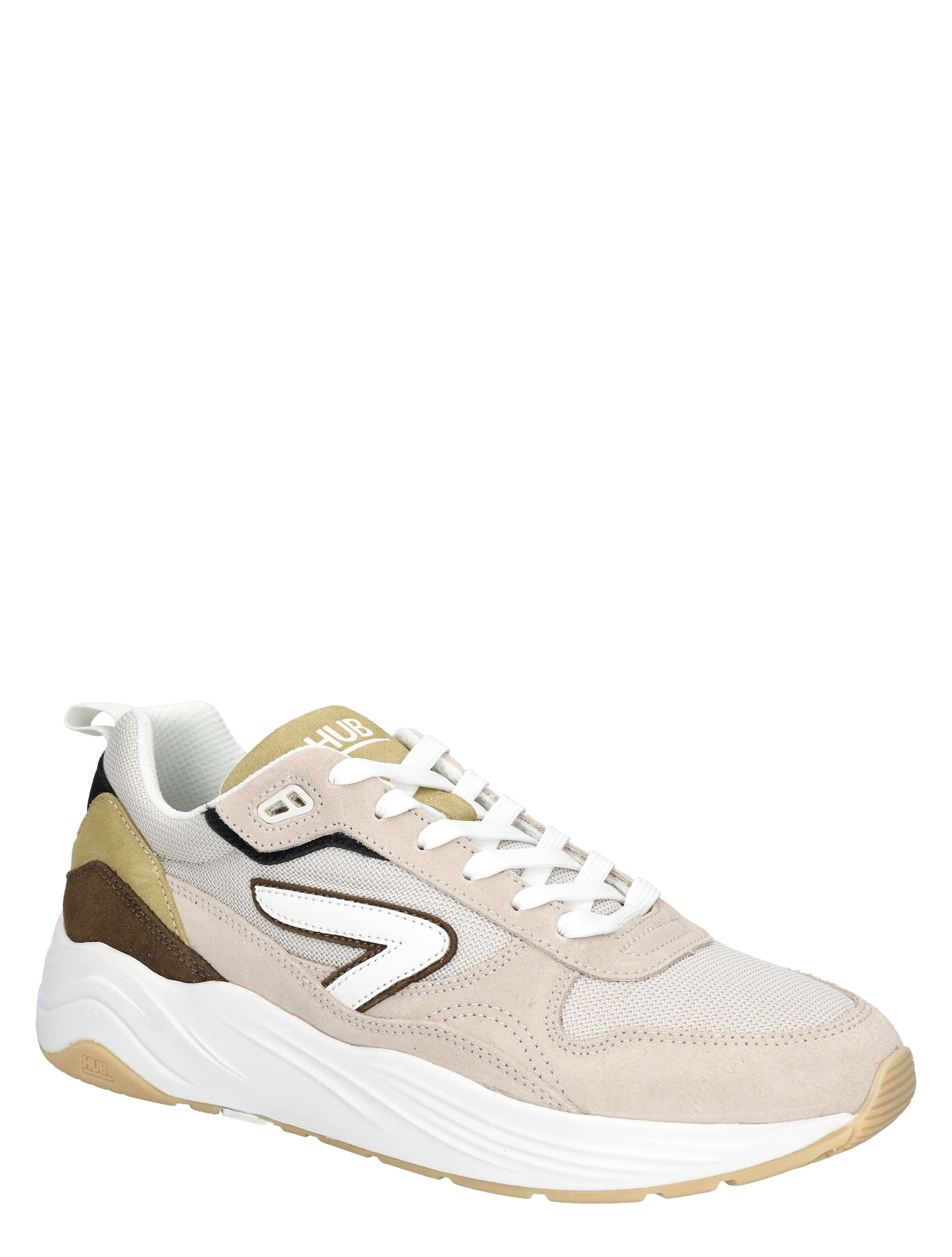 Hub Footwear - Glide M6104A43-S23 C82 Bone White Da - Heren - Lage Sneakers - Sneakers - 49985_77_3