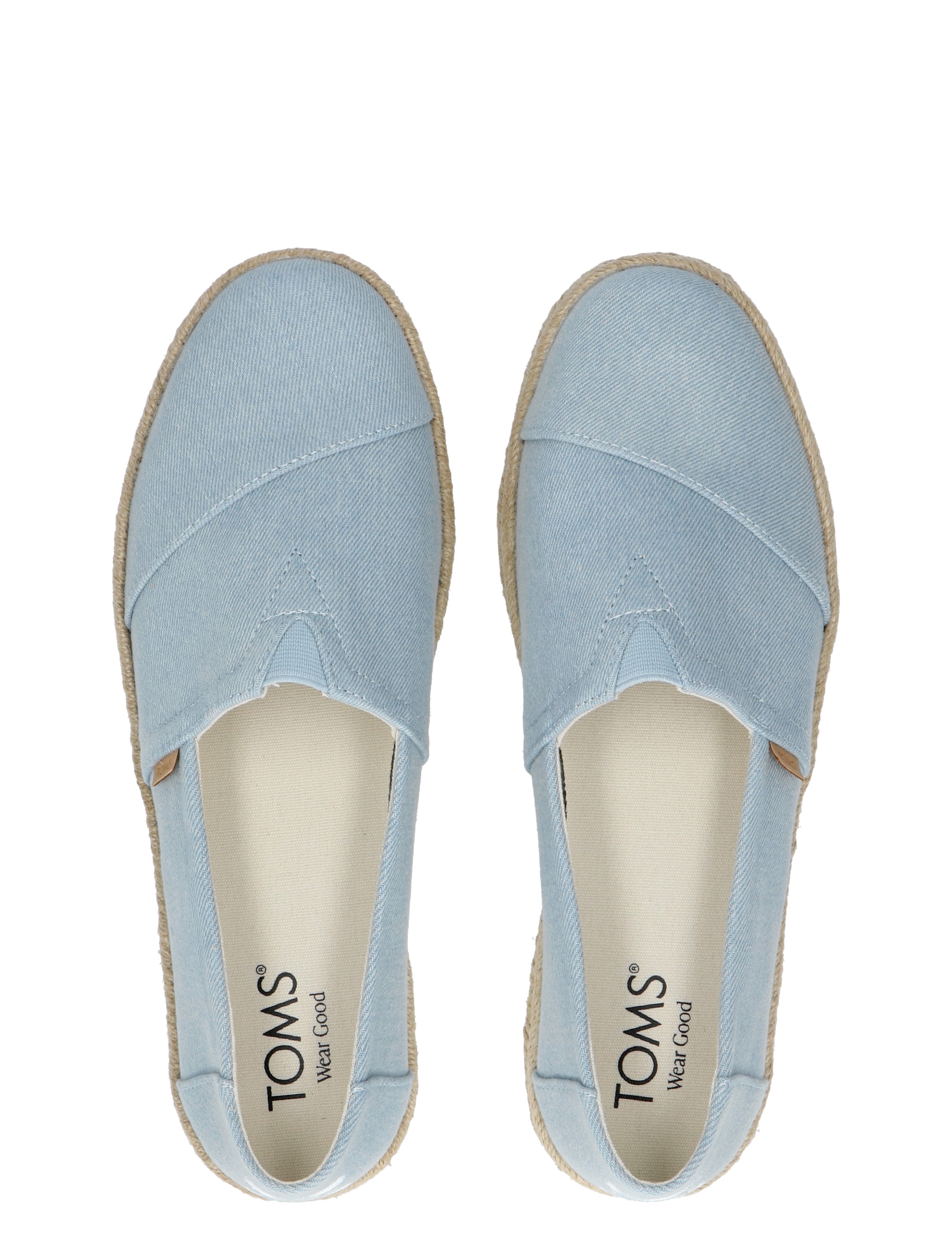 Toms - Alpargate Rope 2.0 Blue Washed Denim - Dames - Espadrilles - 46991_33_7