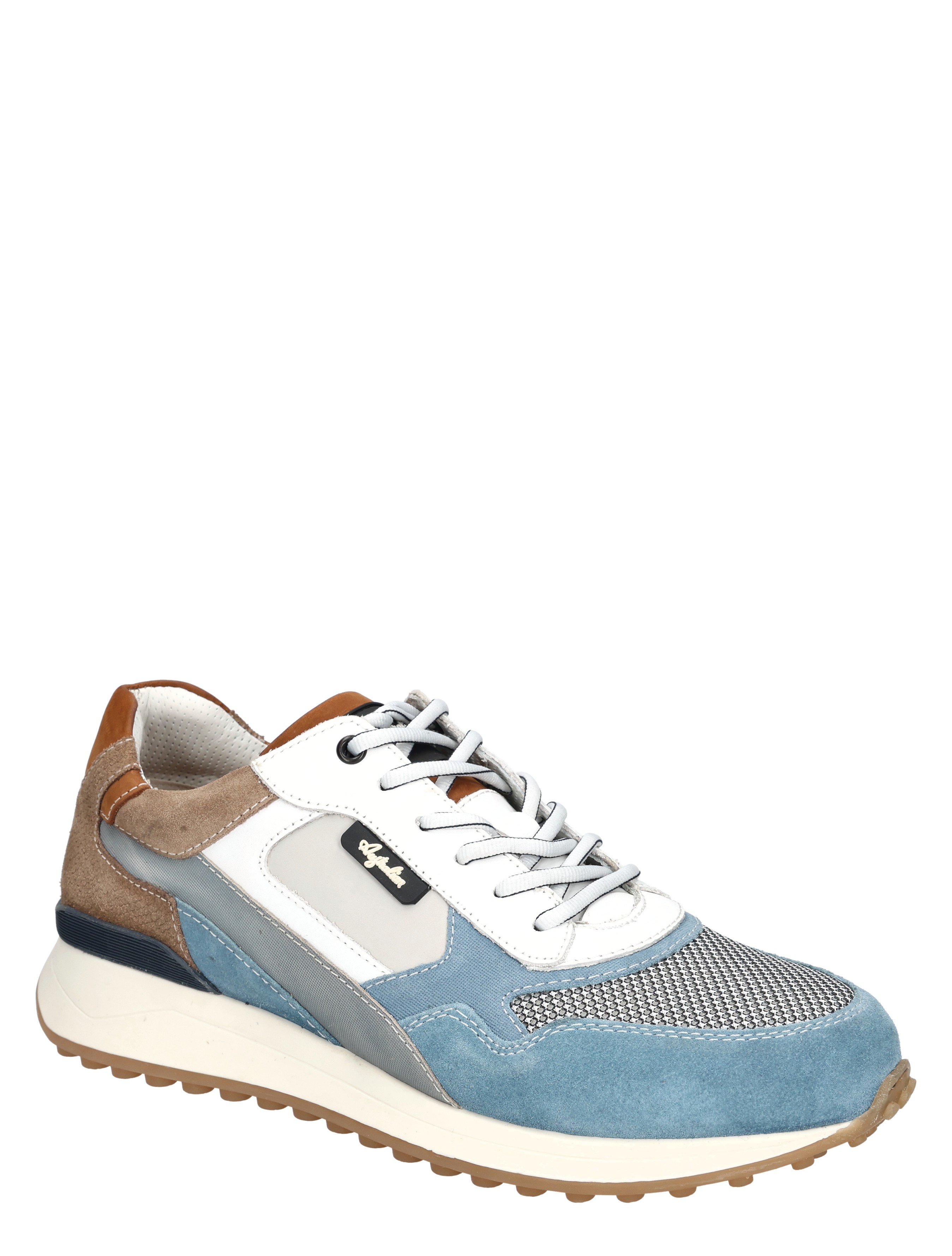 Australian - Yamato 15.1512.01.KK9 Grey Blue Beige - Heren - Veterschoenen - Casual Veterschoenen - 50782_39_3