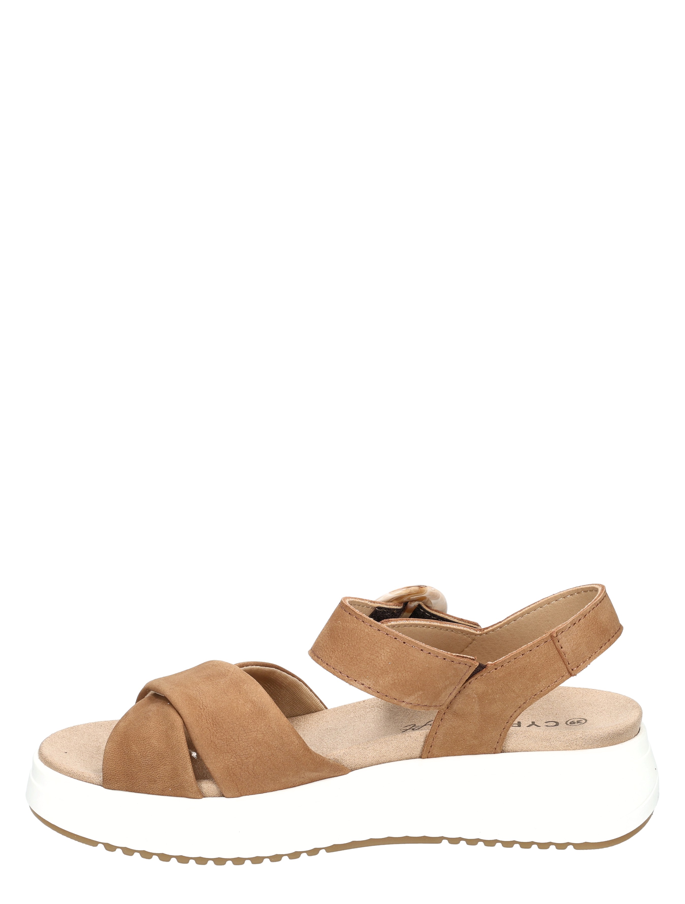 Cypres Soft - Zina 2615592 Tan Nubuk 2156 - Dames - Sandalen - 50847_22_2