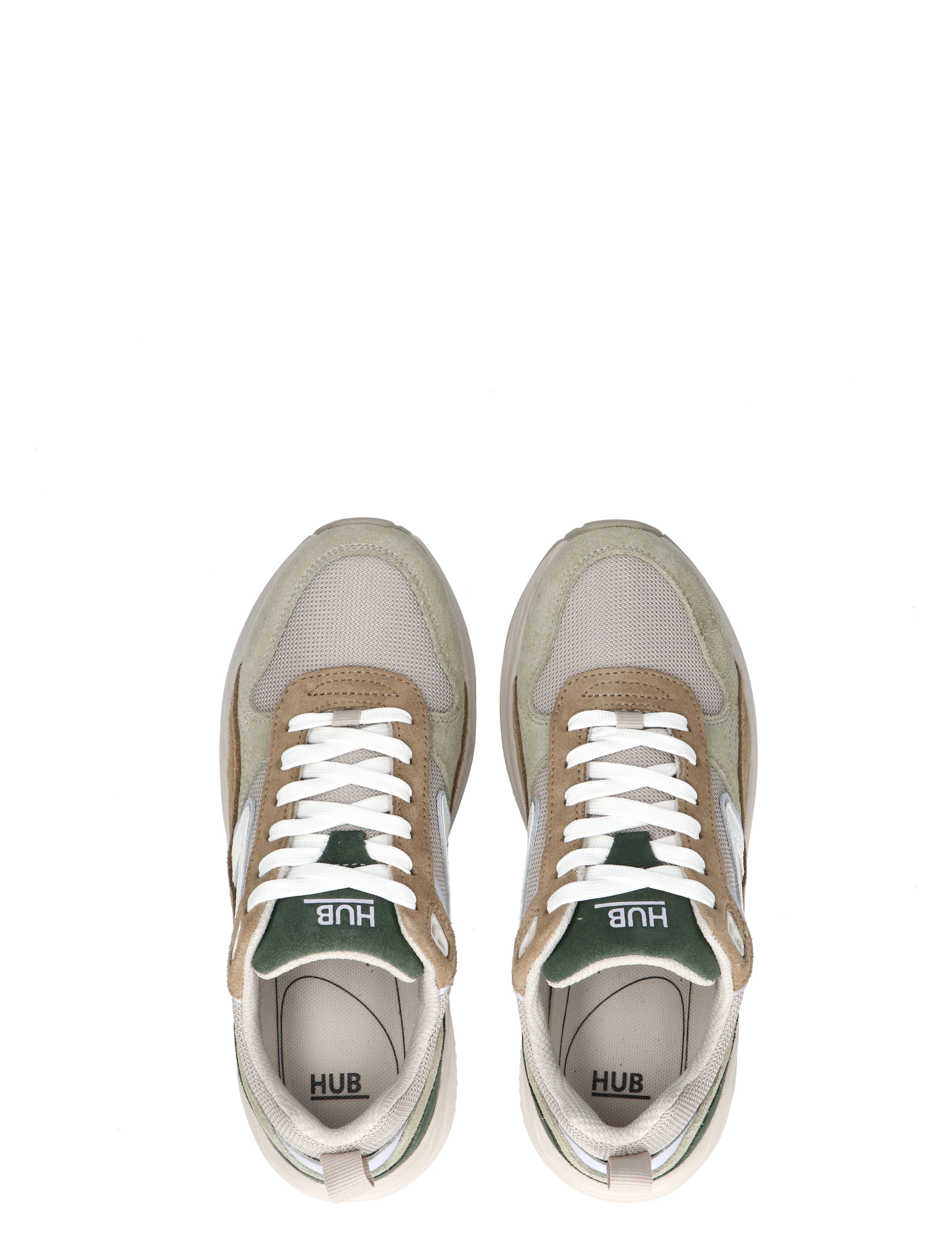 Hub Footwear - Glide Women Bone White - Sneakers - Dames - Lage Sneakers - 48466_99_7