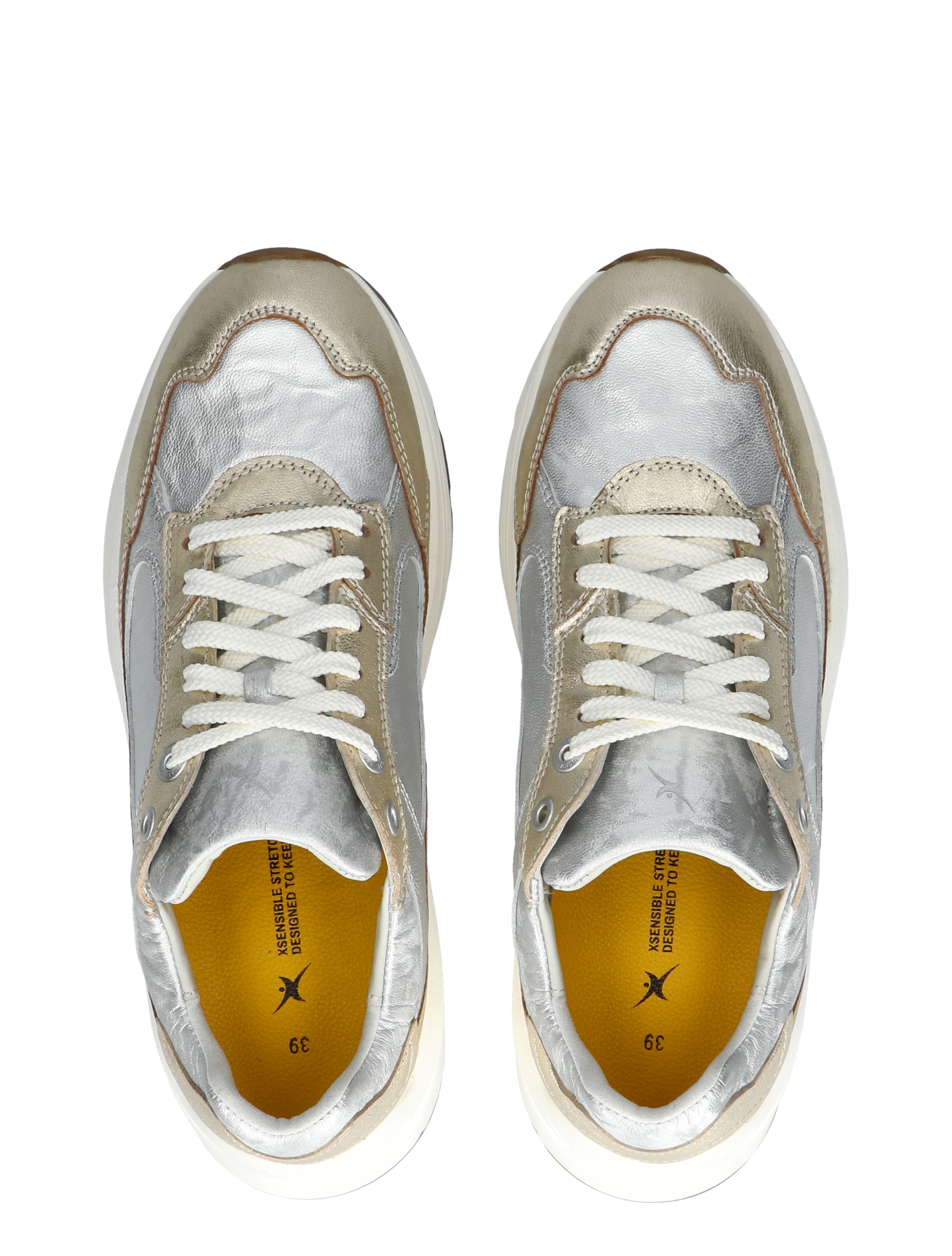 Xsensible - 33004.4 Milau 915 Metallic Combi G-Wijdte - Sneakers - Dames - Lage Sneakers - 47528_53_7