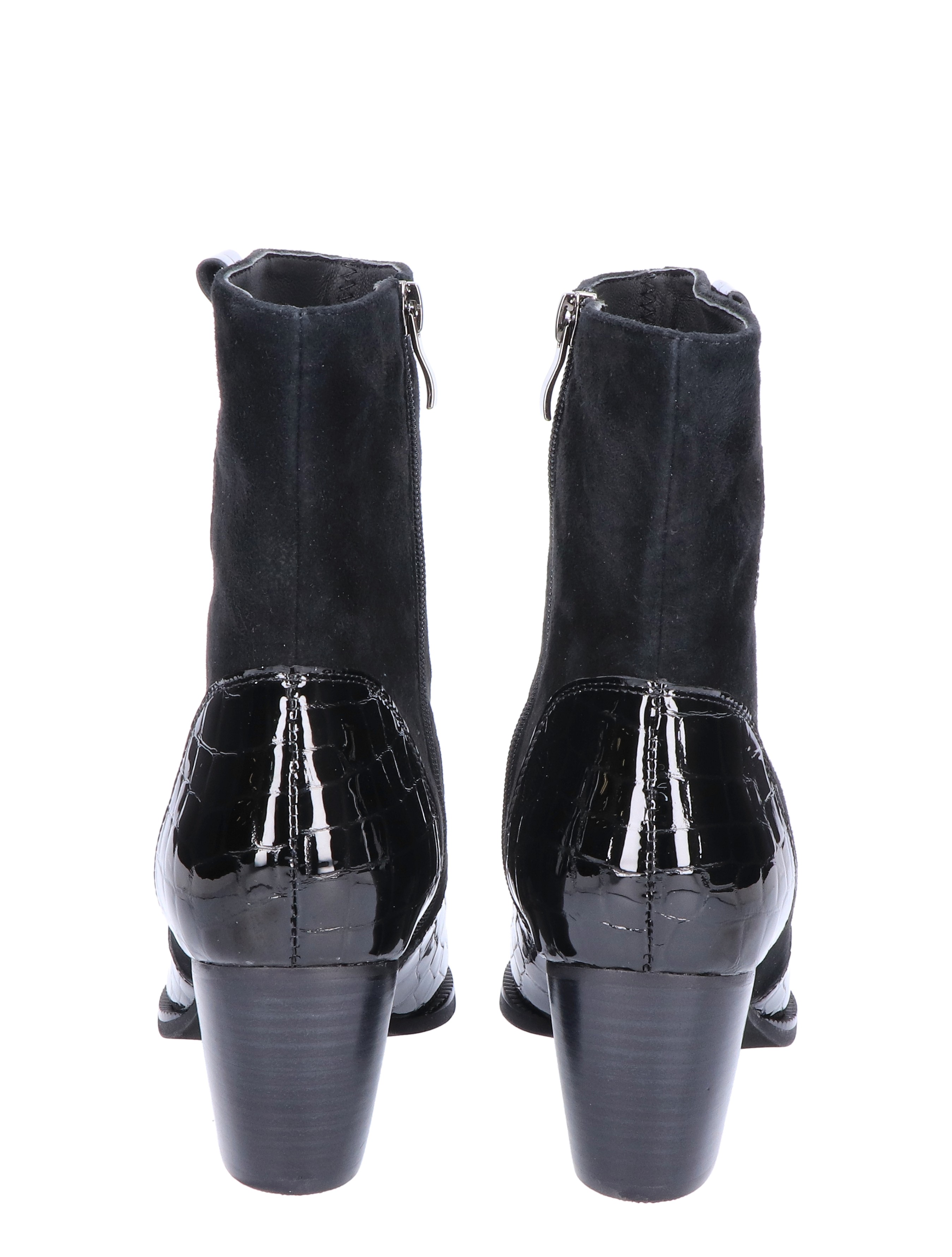 Di Lauro - Sybylle Black Croco - Dames - Boots - Enkellaarsjes - 46270_11_6