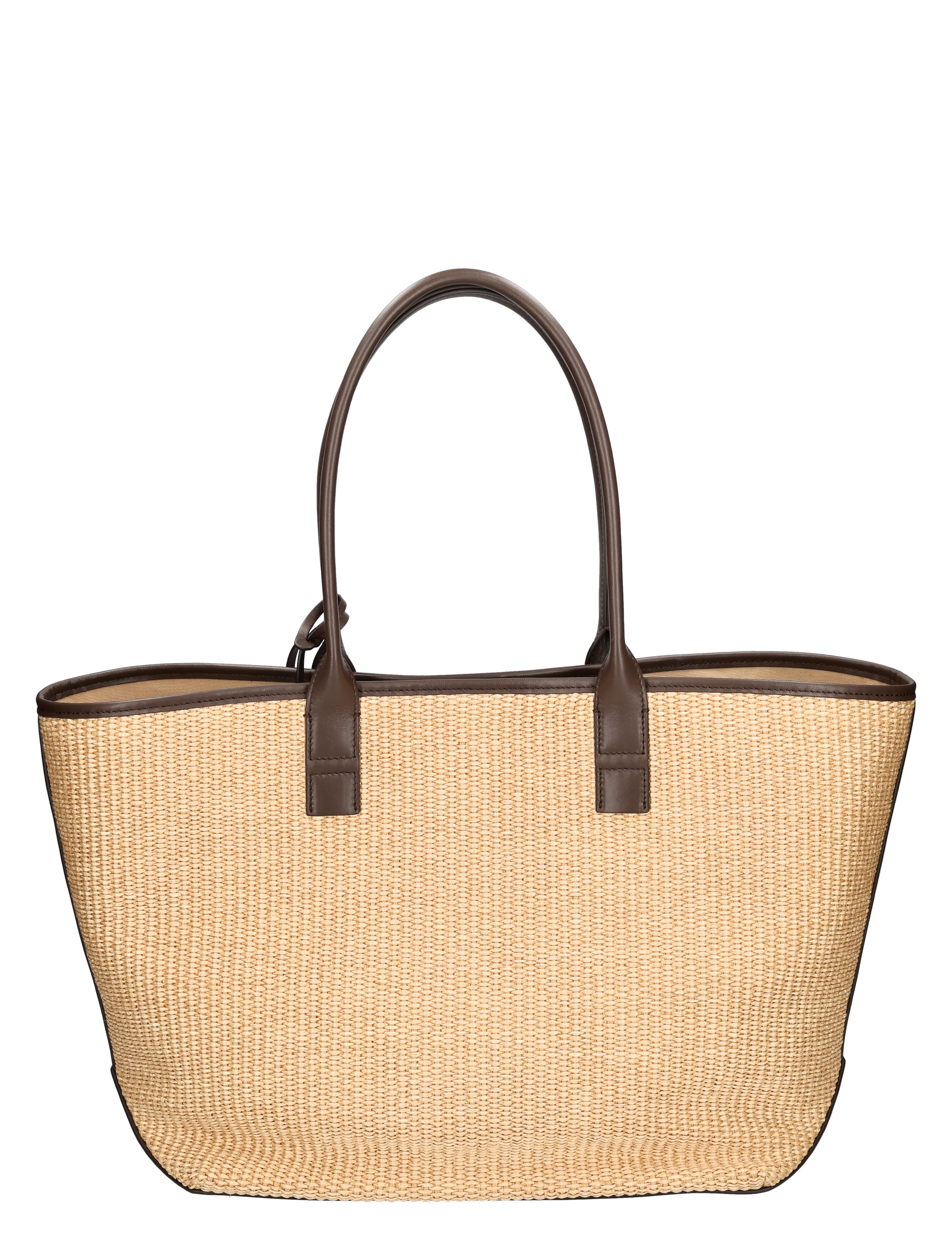 Hogan - Script Shopping Bag Medium Brown Ivory - Dames - Schoudertassen - 49672_72_2