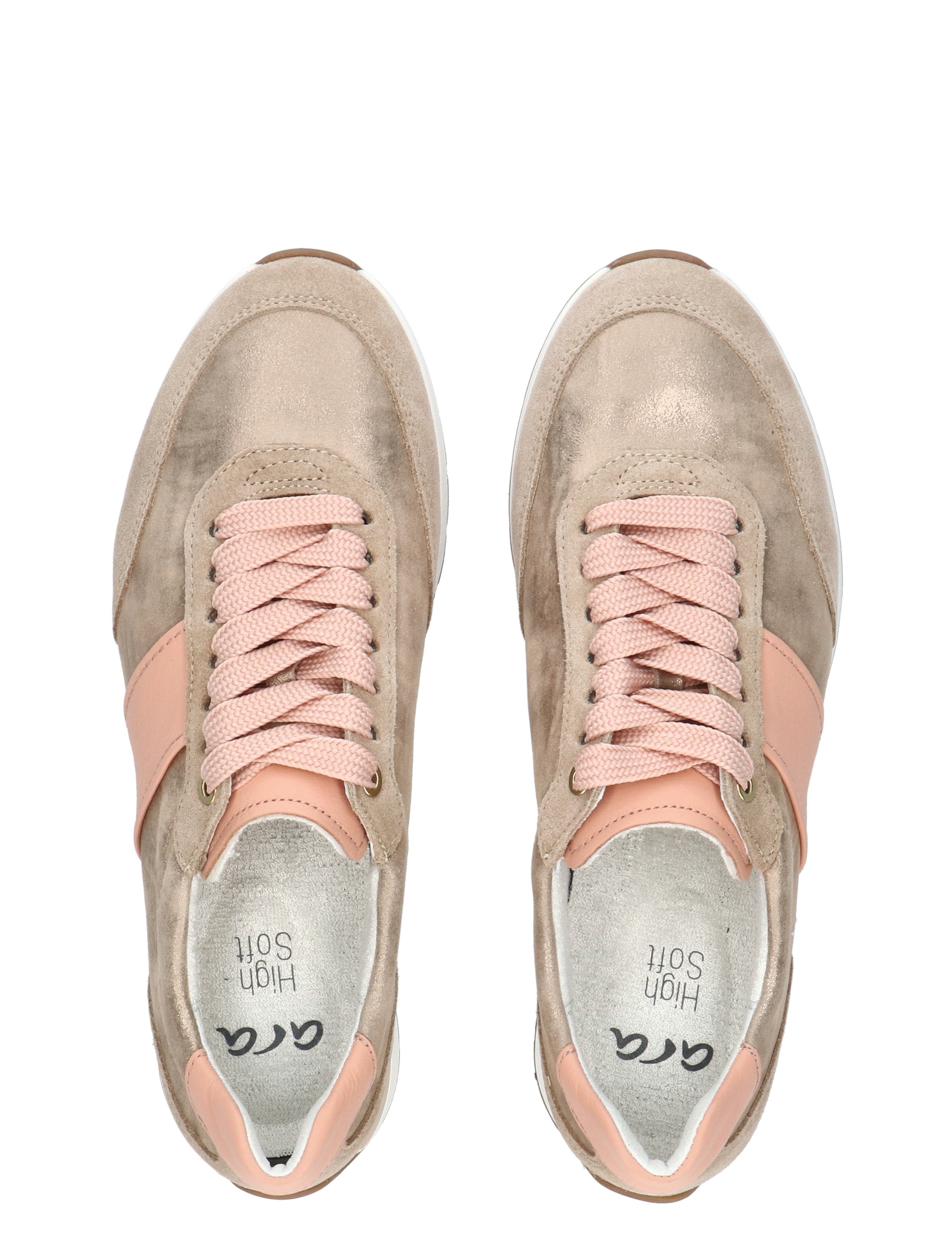 Ara - 12-50904-08 08 BEACH,SHELL,APRICOT - Dames - Veterschoenen - Casual Veterschoenen - 50430_53_8