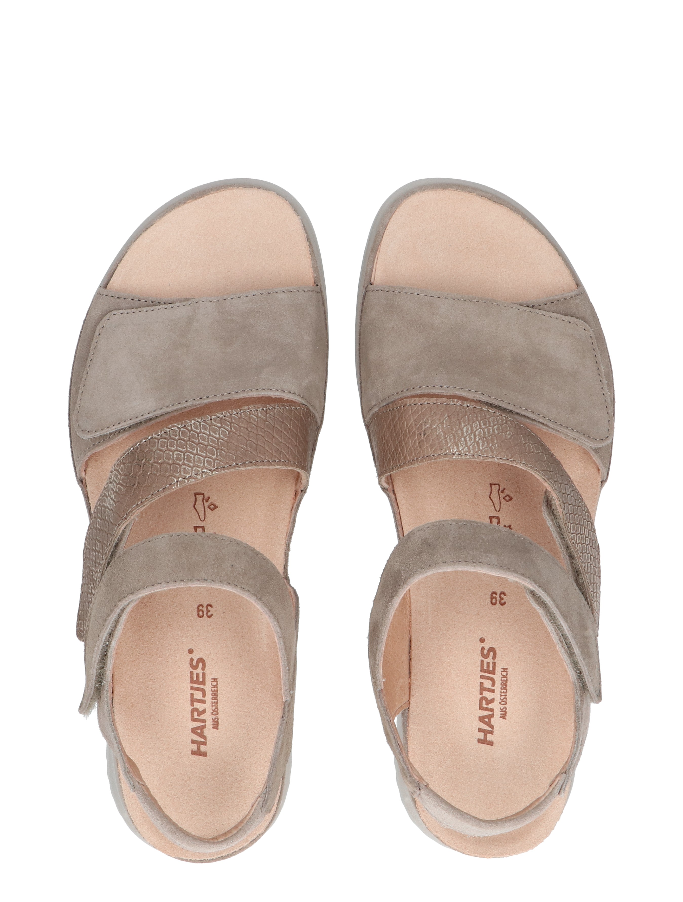 Hartjes - Breeze Sandal Beige Gold - Dames - Sandalen - 47223_77_7