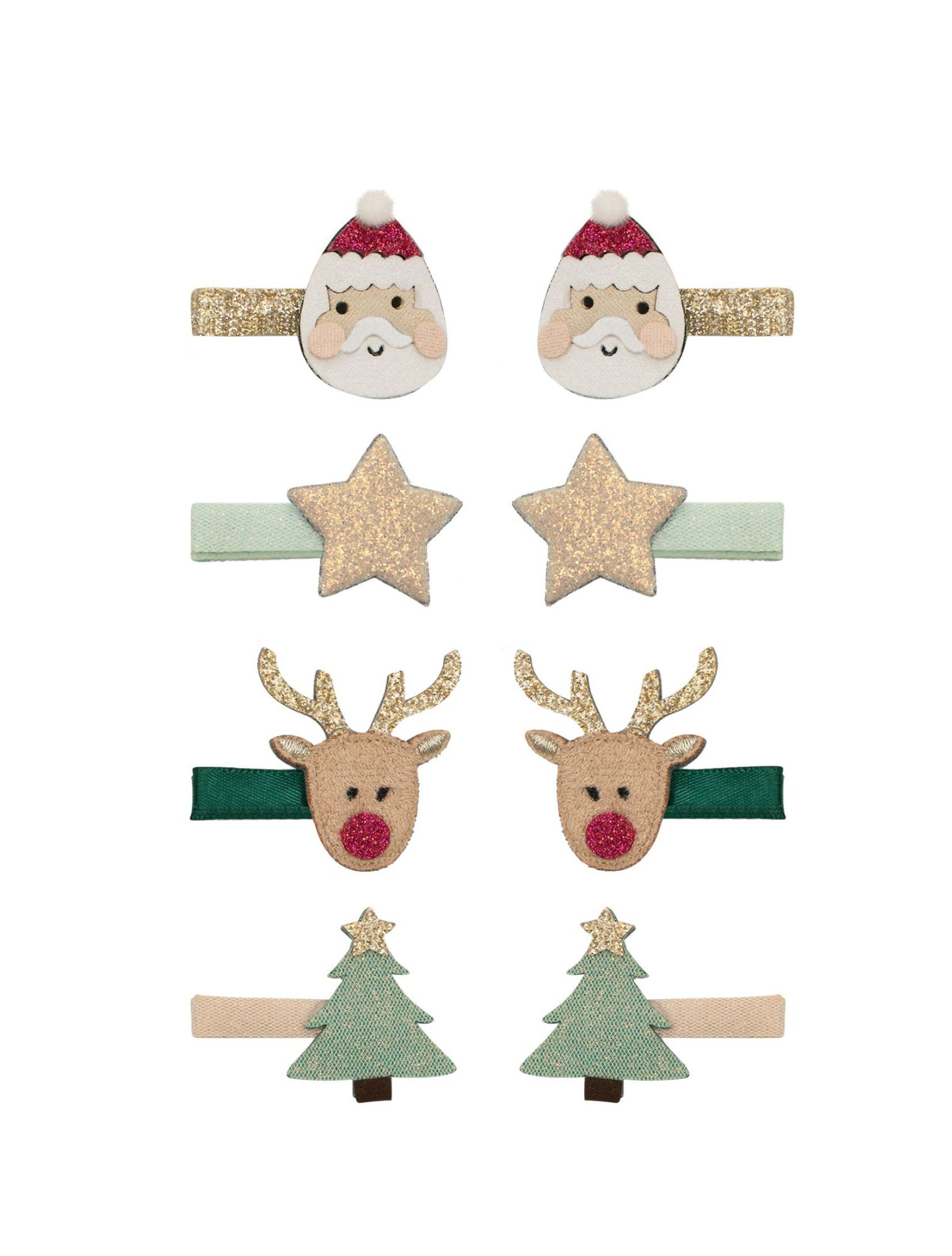 Mimi & Lula - Santa + Rudolph Mini Clips 172118-23 - Meisjes - Overige Accessoires - 49925_00_1