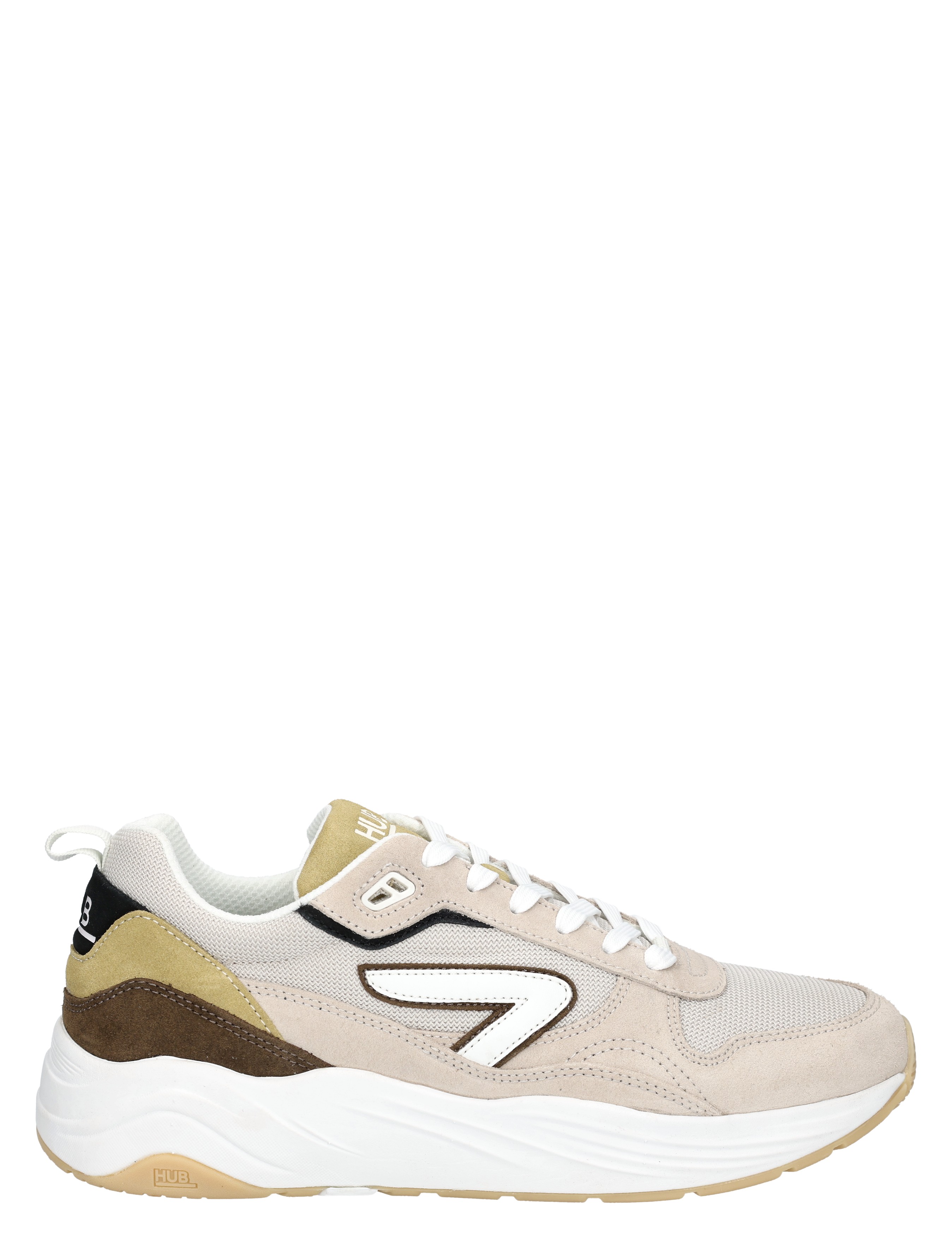 Hub Footwear - Glide M6104A43-S23 C82 Bone White Da - Heren - Lage Sneakers - Sneakers - 49985_77_1
