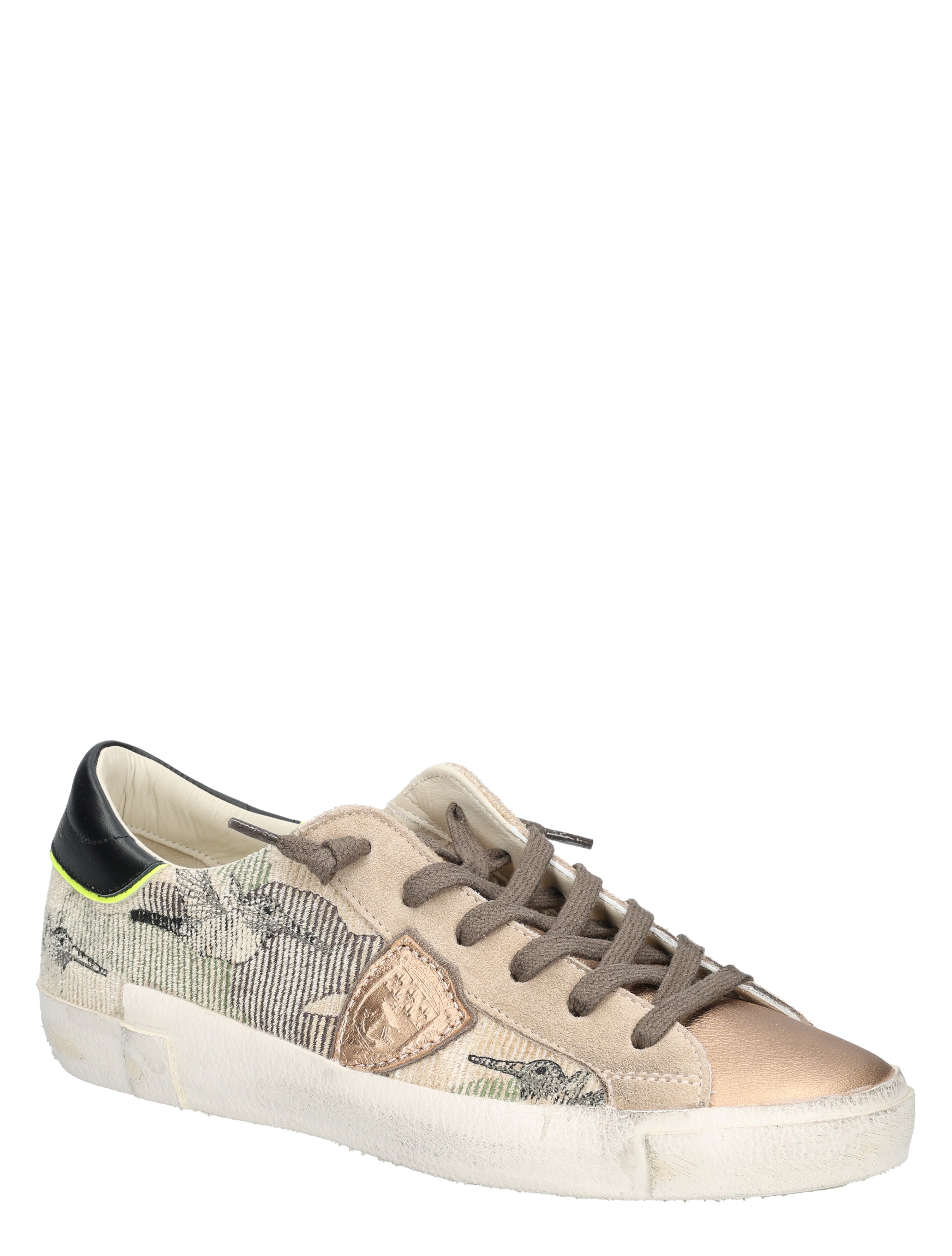 Philippe Model - PRLD PRSX CB02 Camou Colibri Broderie - Sneakers - Dames - Lage Sneakers - 49112_62_3
