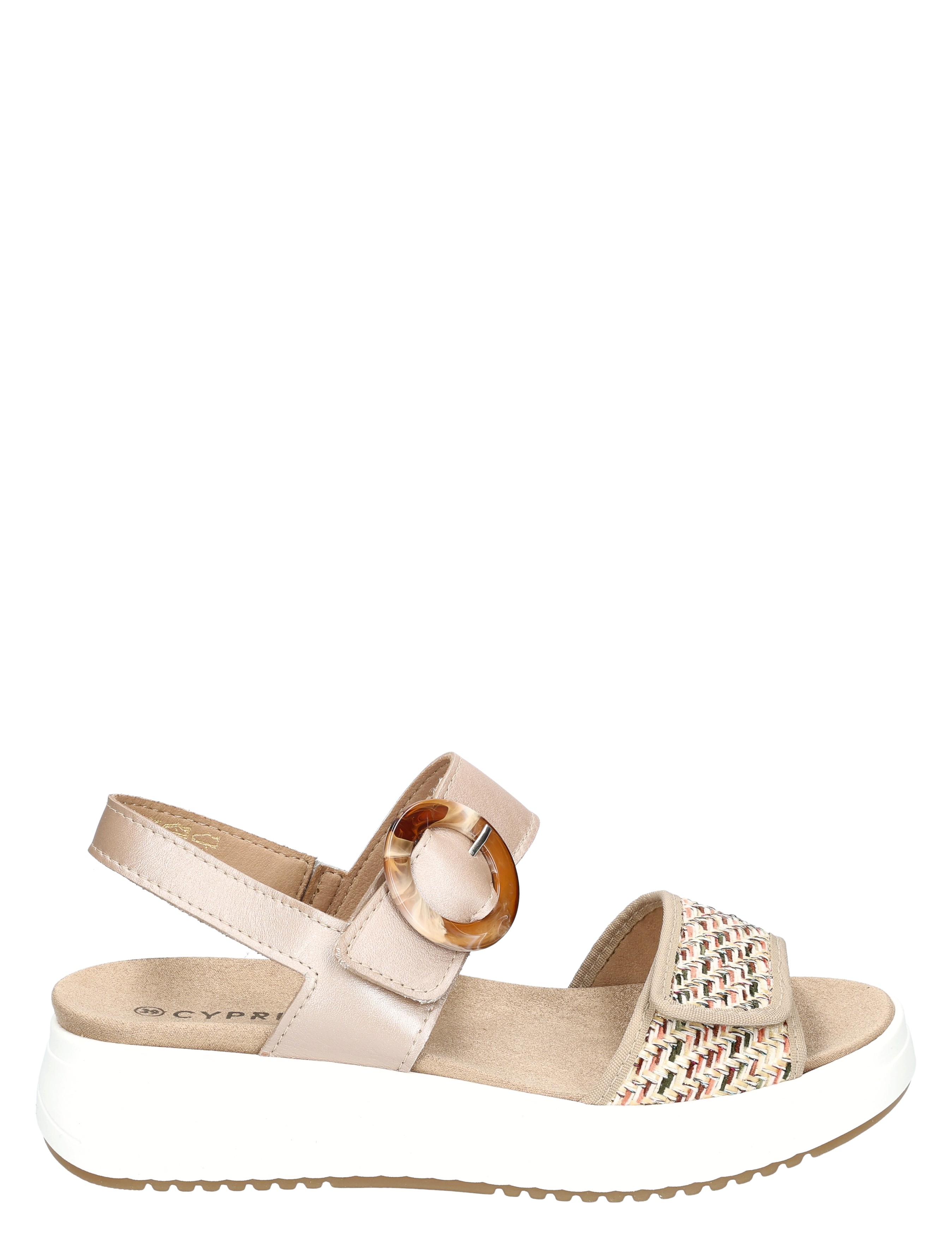Cypres Soft - Zofia 2615531 Canvas Cream 0823 - Dames - Sandalen - 50846_77_1