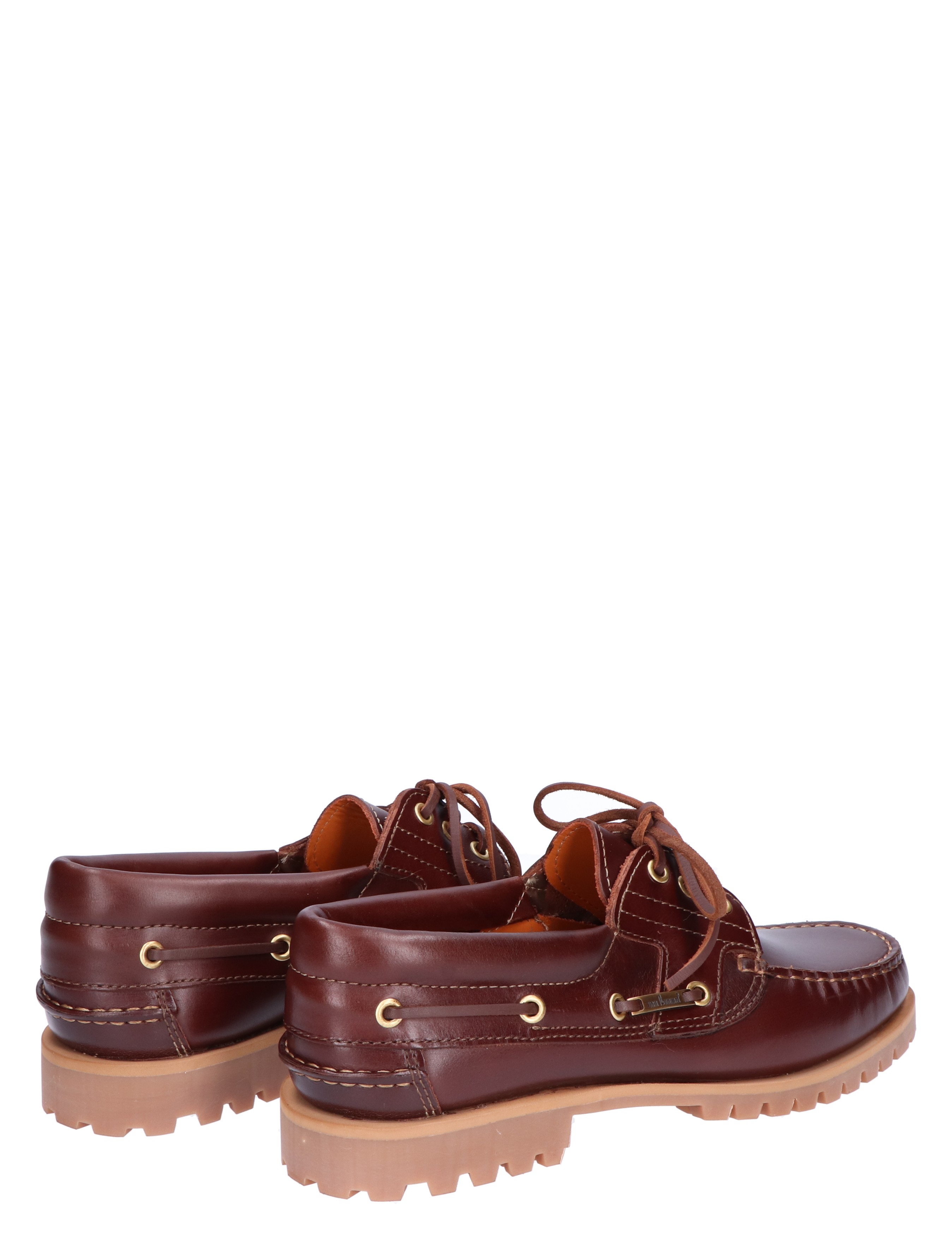 Van Bommel - 30001 Boat Shoe 27-01 Brown G-Wijdte - Heren - Veterschoenen - Casual Veterschoenen - 18374_22_5