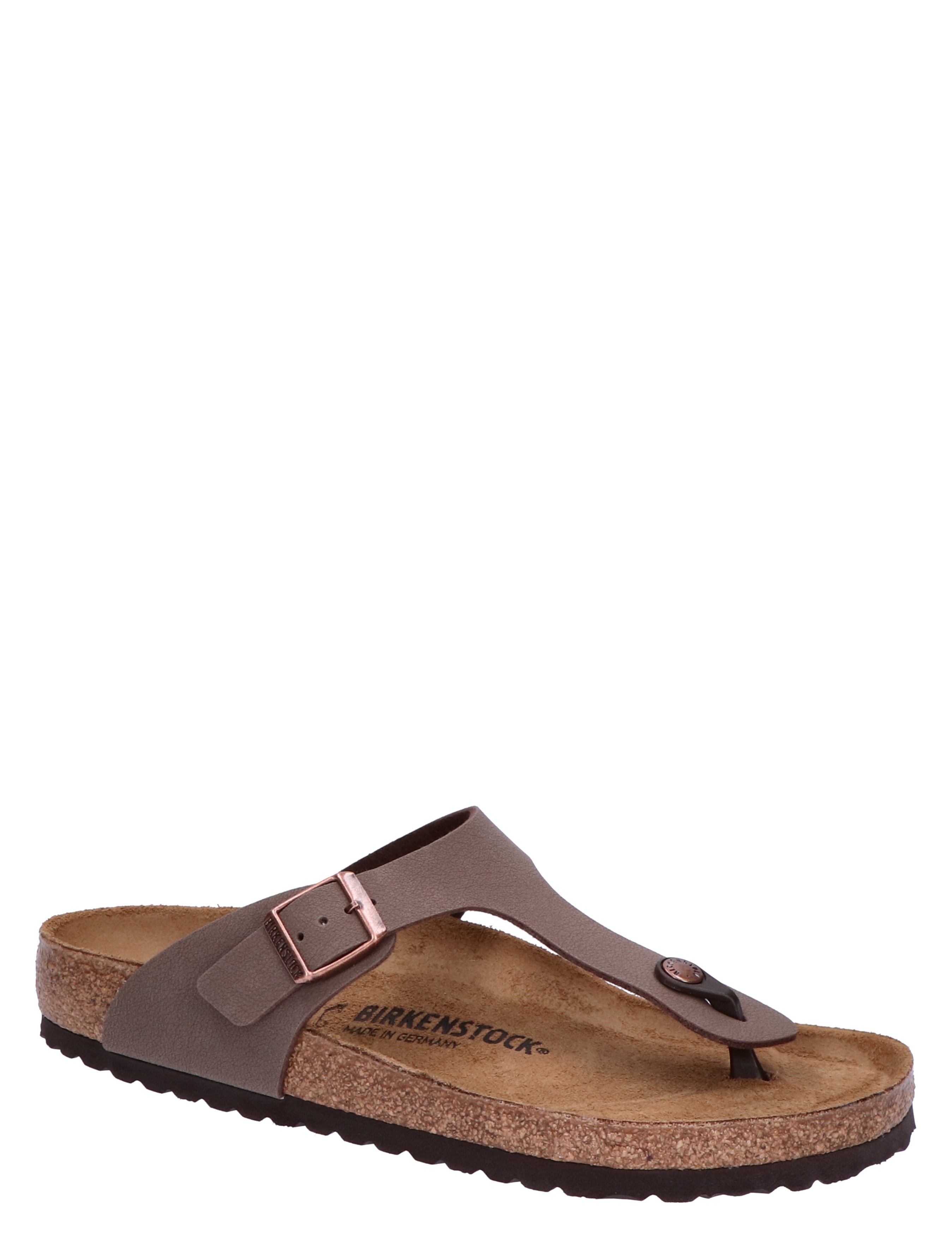 Birkenstock - Gizeh-4 Mocca Birko-Flor Regular - Heren - Slippers - 43750_22_5