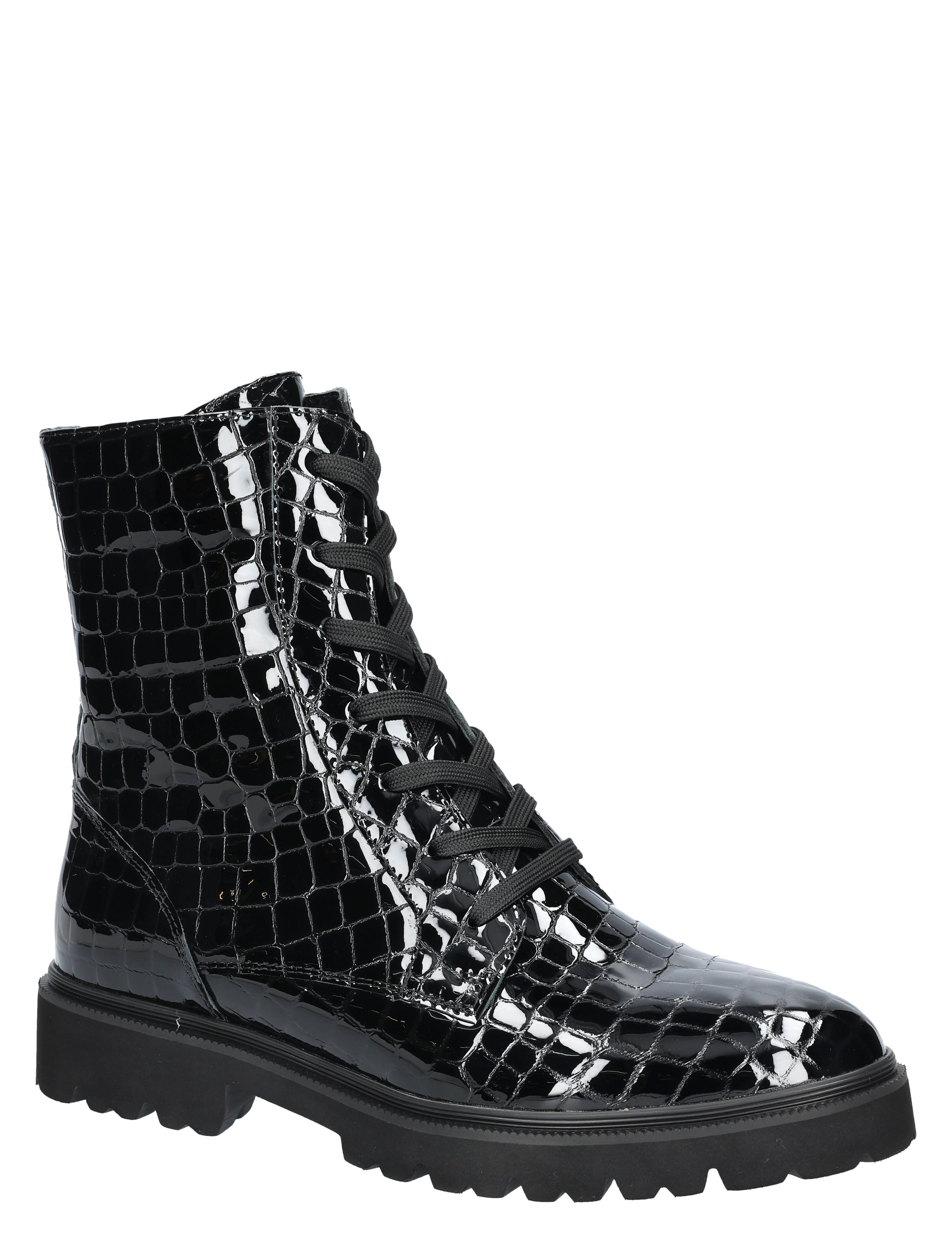 Rapid Soul - Verine Black Croco - Dames - Boots - Veter Boots - 49514_10_3