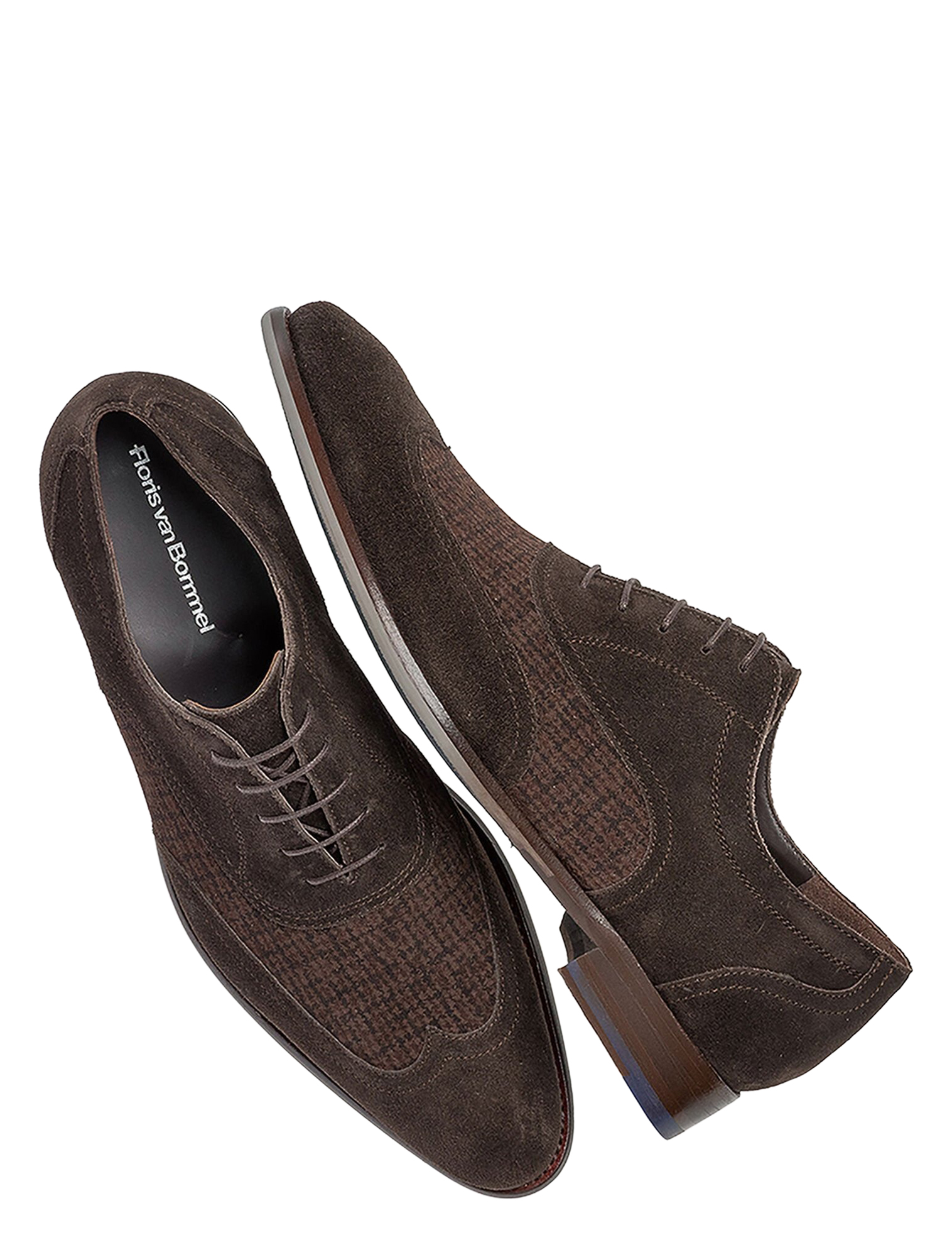 Floris van Bommel - De StapperSFM-30346 21-02 DarkBrown G+ Wijdte - Heren - Veterschoenen - Nette Veterschoenen - 50133_22_3