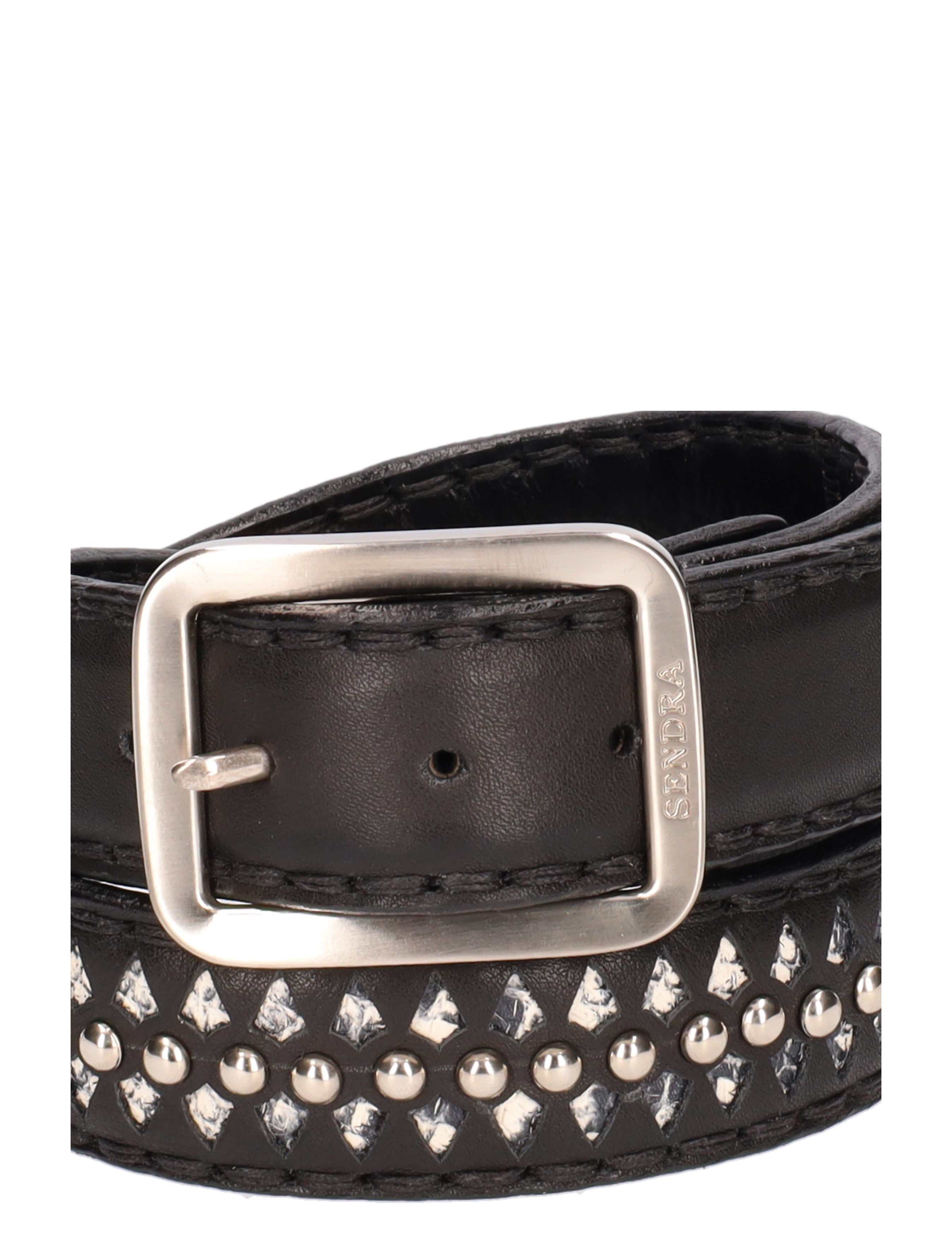 Sendra - 511 Salvaje Negro Picara Blanco - Dames - Heren - Riemen - Riemen - 41978_11_5