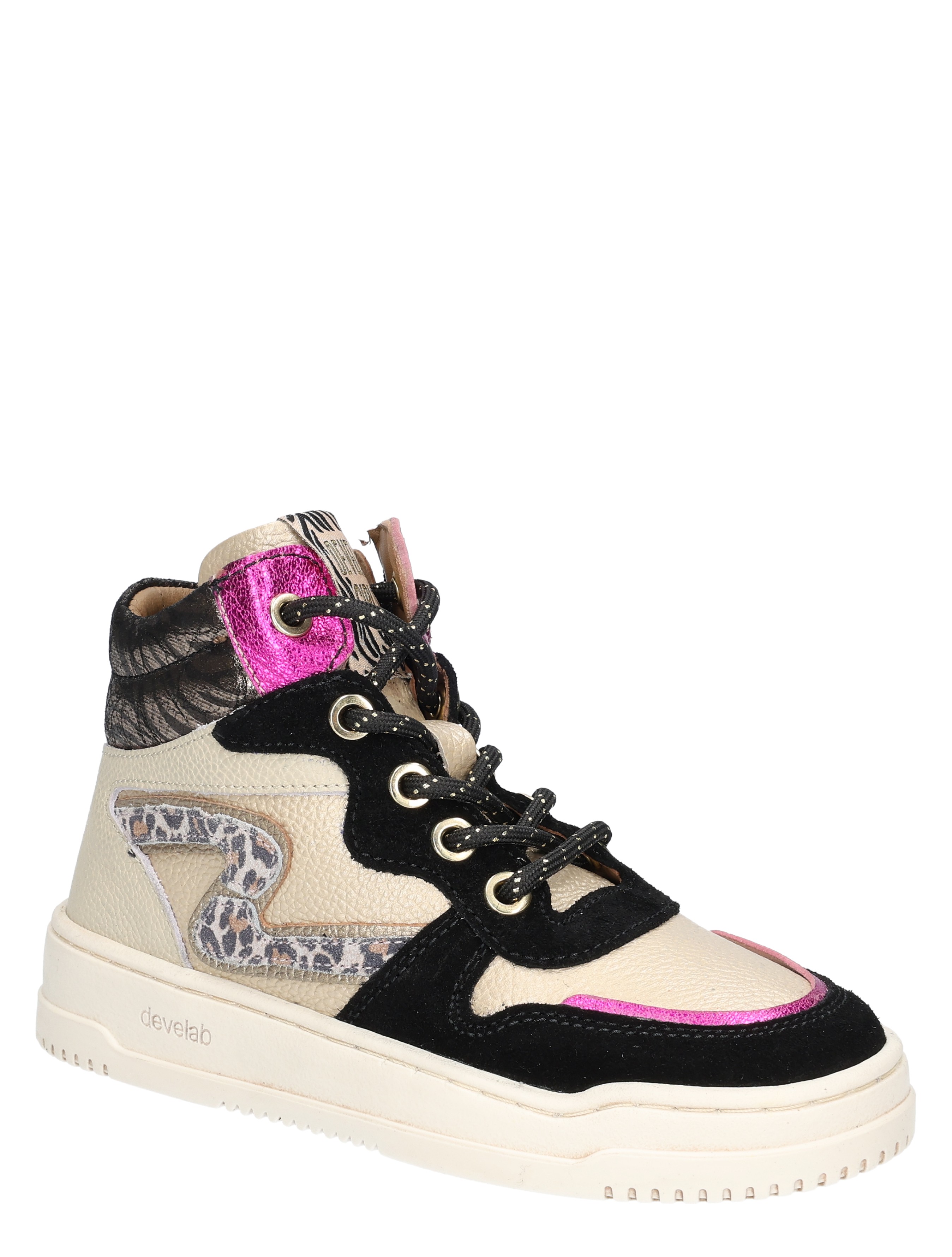 Develab - 41926 359 Gold Fantasy - Meisjes - Lage Sneakers - Sneakers - 49248_17_3