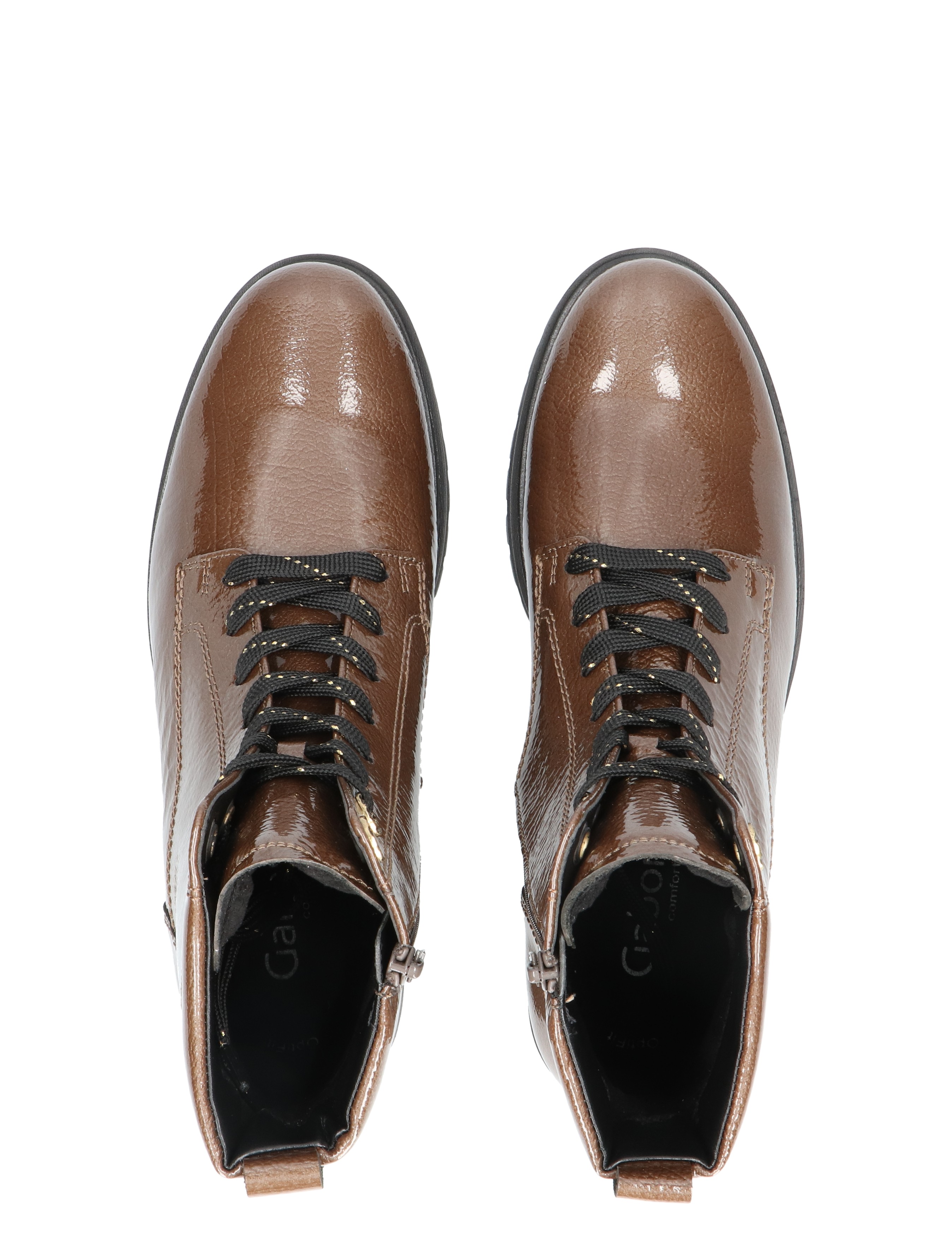 Gabor - 72.765.81 Brown H-Wijdte - Dames - Boots - Veter Boots - 48228_20_7