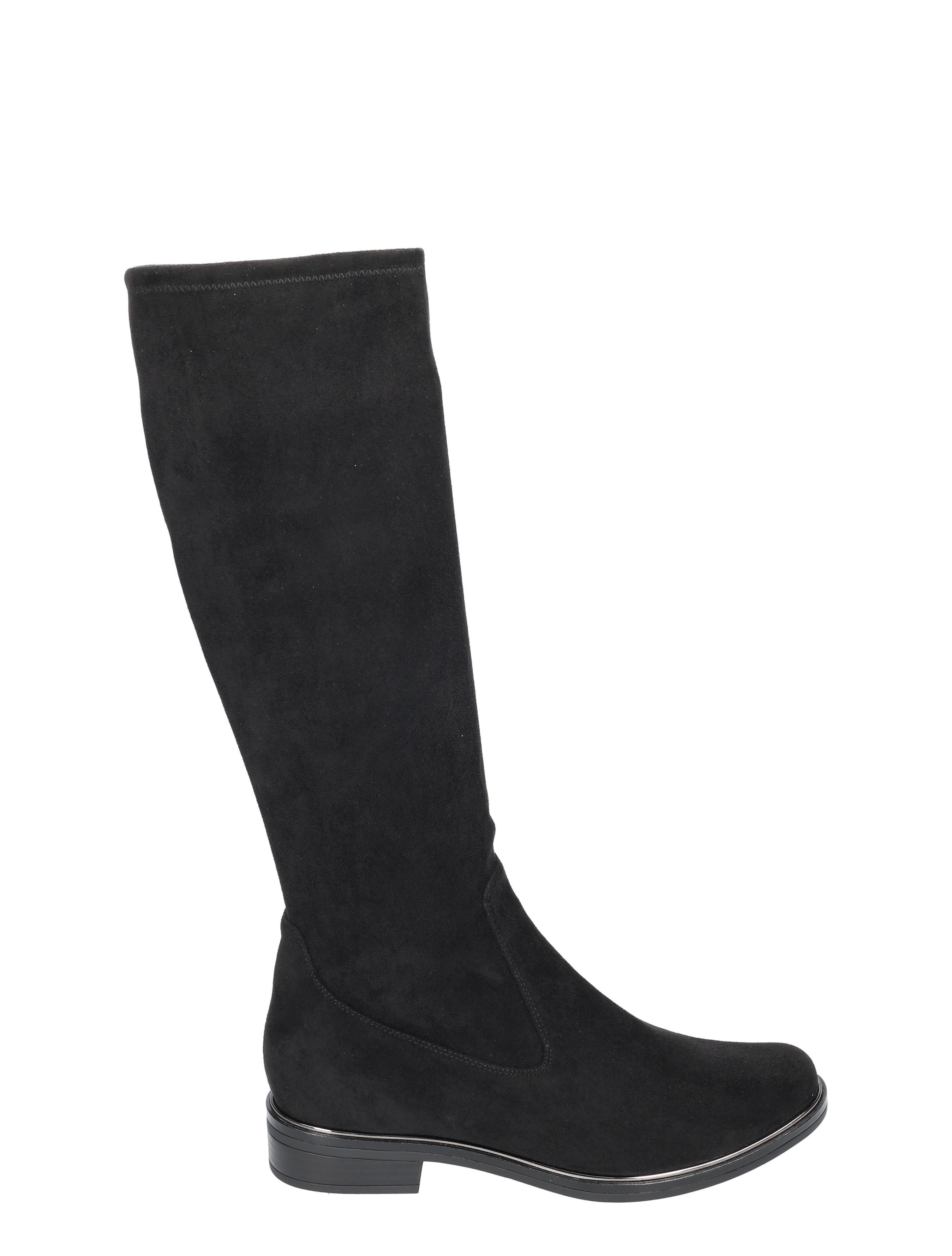 Caprice - 9-25512-41 044 Black Stretch - Dames - Boots - Lange Laarzen - 51201_11_1