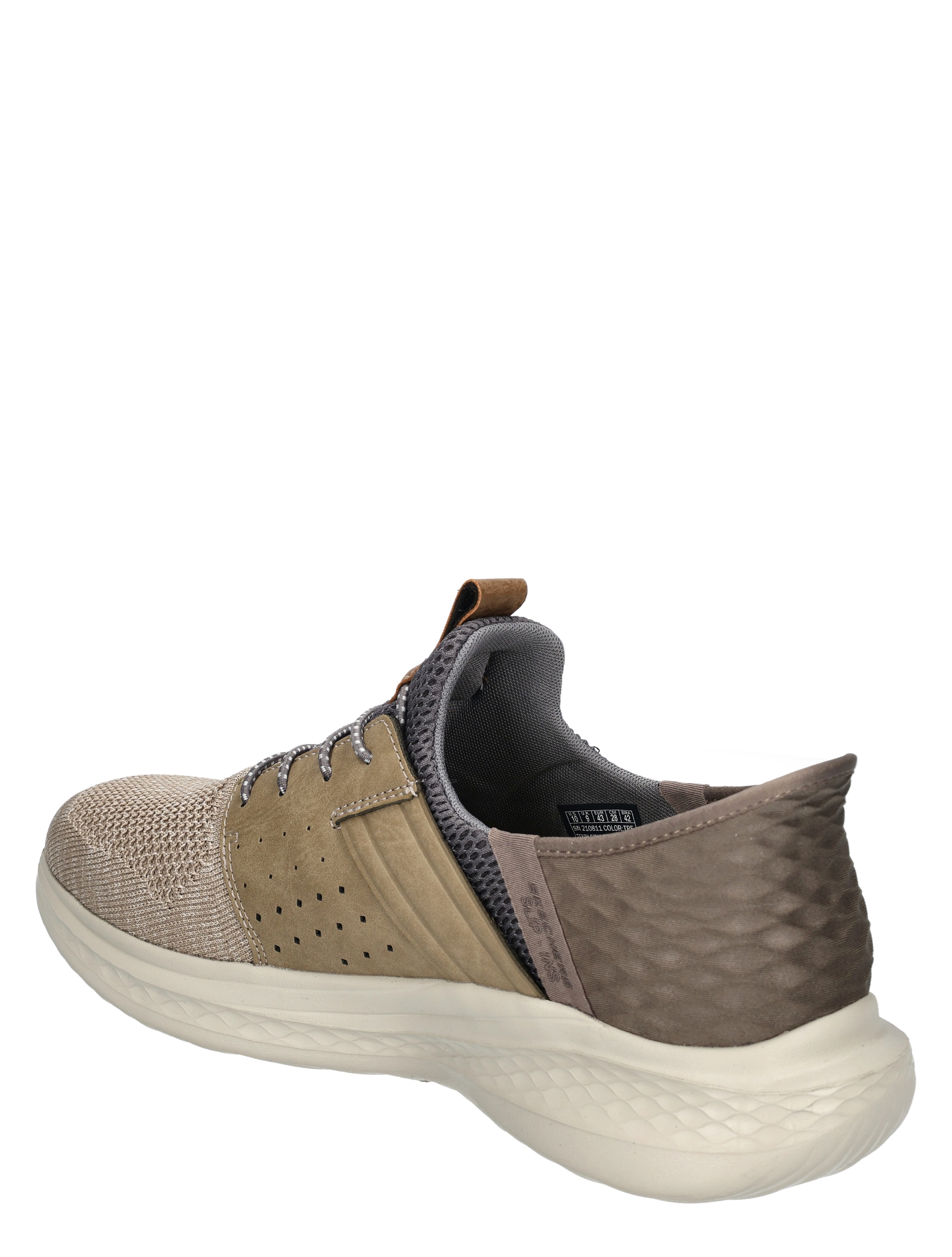 Skechers - 210811 Taupe - Heren - Veterschoenen - Casual Veterschoenen - 46715_77_4