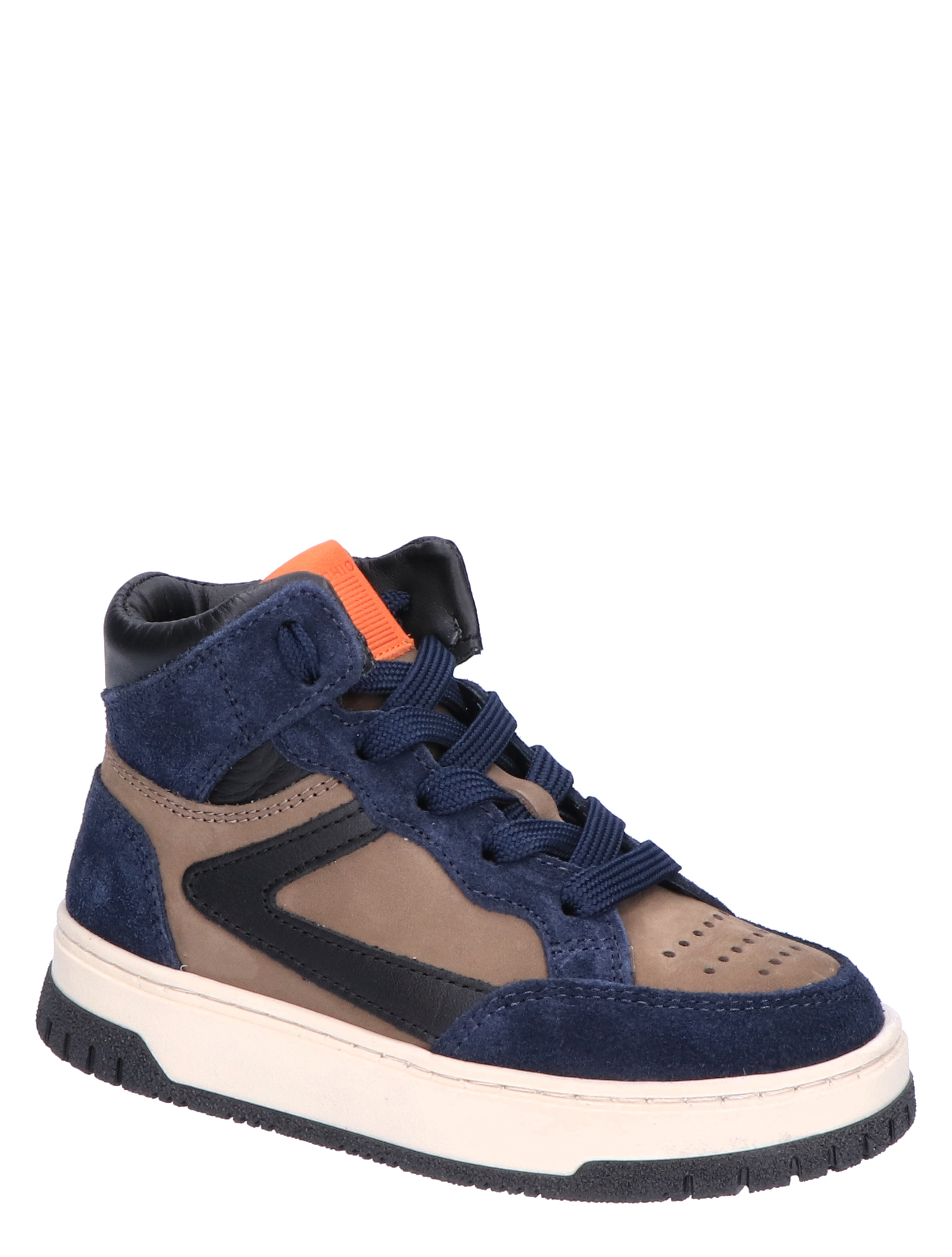 Pinocchio - P1197 Dark Blue Combi - Meisjes - Jongens - Sneakers - Sneakers - Hoge Sneakers - Hoge Sneakers - 45746_32_3
