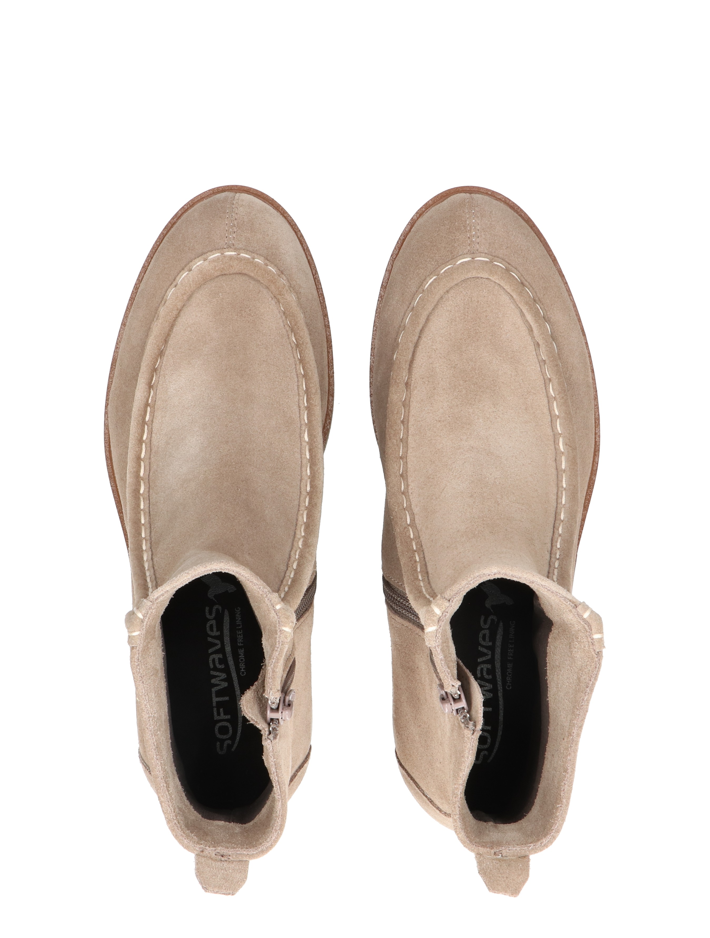 Softwaves - 9.23.06 003 Taupe - Dames - Boots - Enkellaarsjes - 48888_77_7