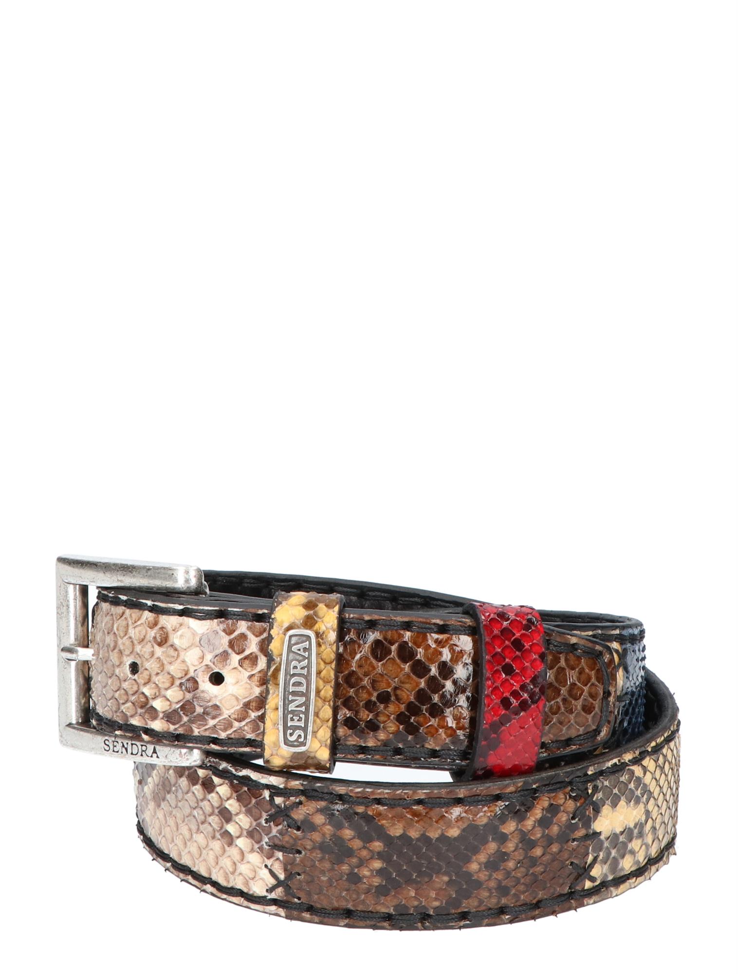 Sendra - 1075 Python Multi Color - Dames - Heren - Riemen - Riemen - 12090_59_3