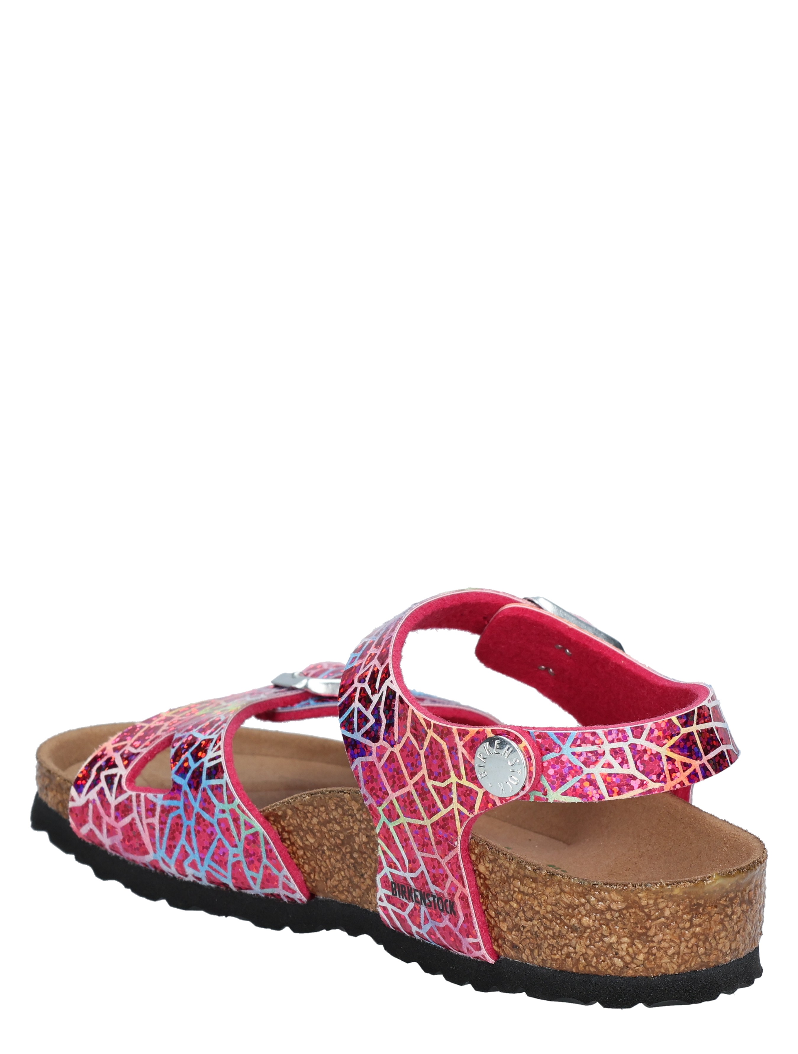 Birkenstock - Rio Kids Flashy Pink Birko-Flor Narrow - Meisjes - Sandalen - 49611_48_4