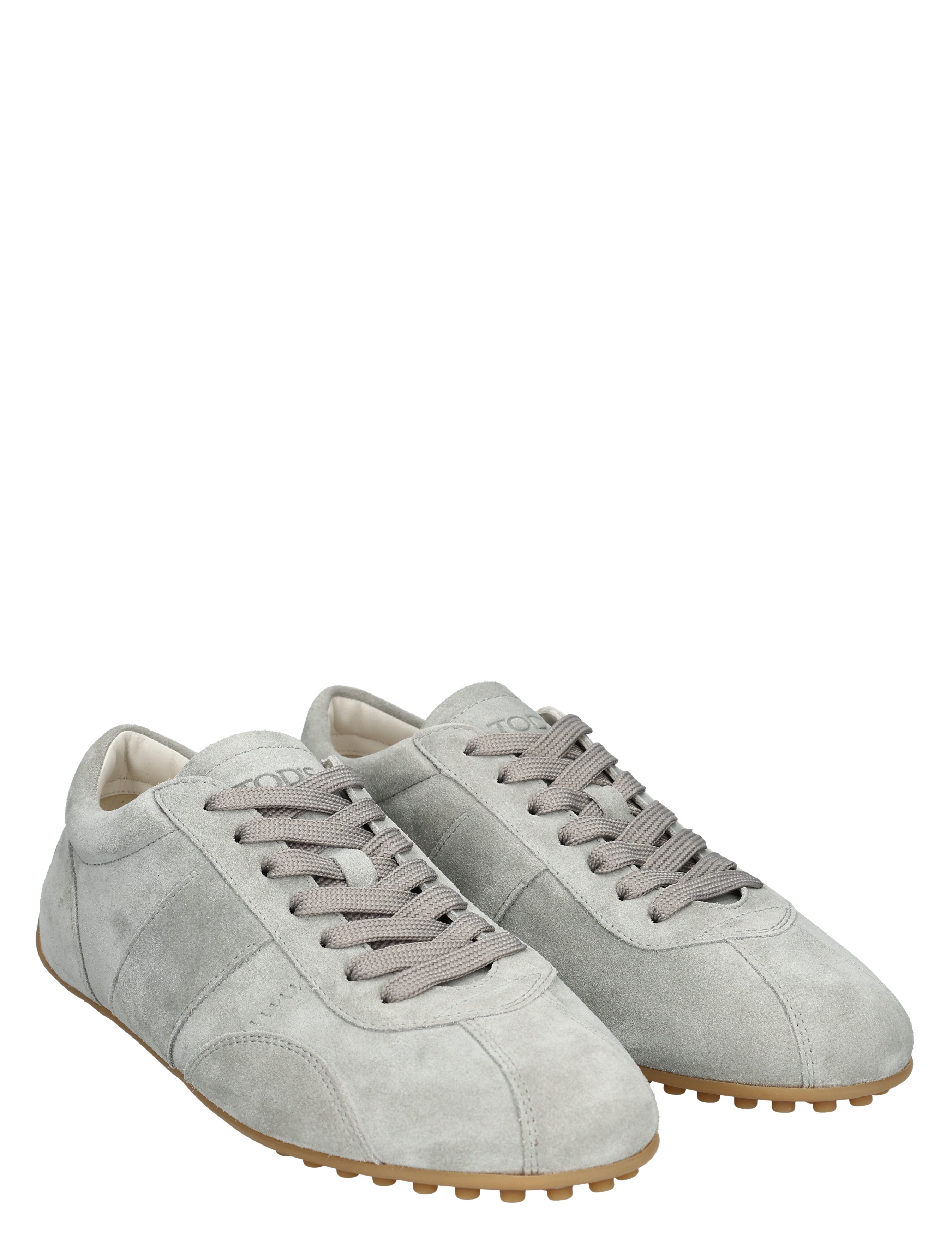 Tods - T-Marathon Sneakers in Suede Blue - Dames - Nette Veterschoenen - Veterschoenen - 49663_33_5